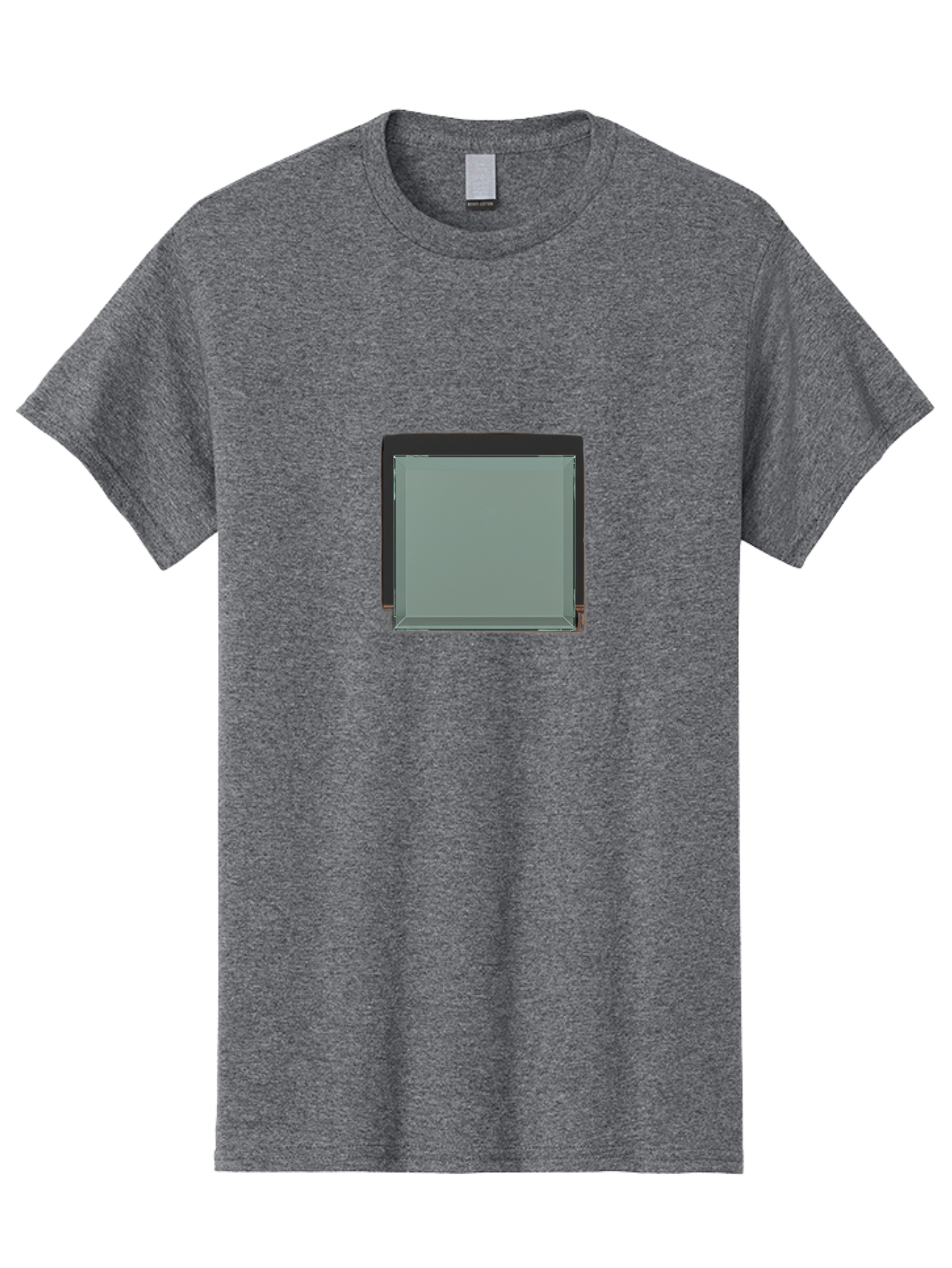 Gray-Square-Icon Men'S Graphic Tee, 100% Cotton, Comfortable Casual Summer Wear, Machine Washable, Vintage Camera, Old Camera, Antique Camera, Black Camera, Classic Photography, Photography Equipment, Nostalgic Device, Film Camera, Camera Art Bag566