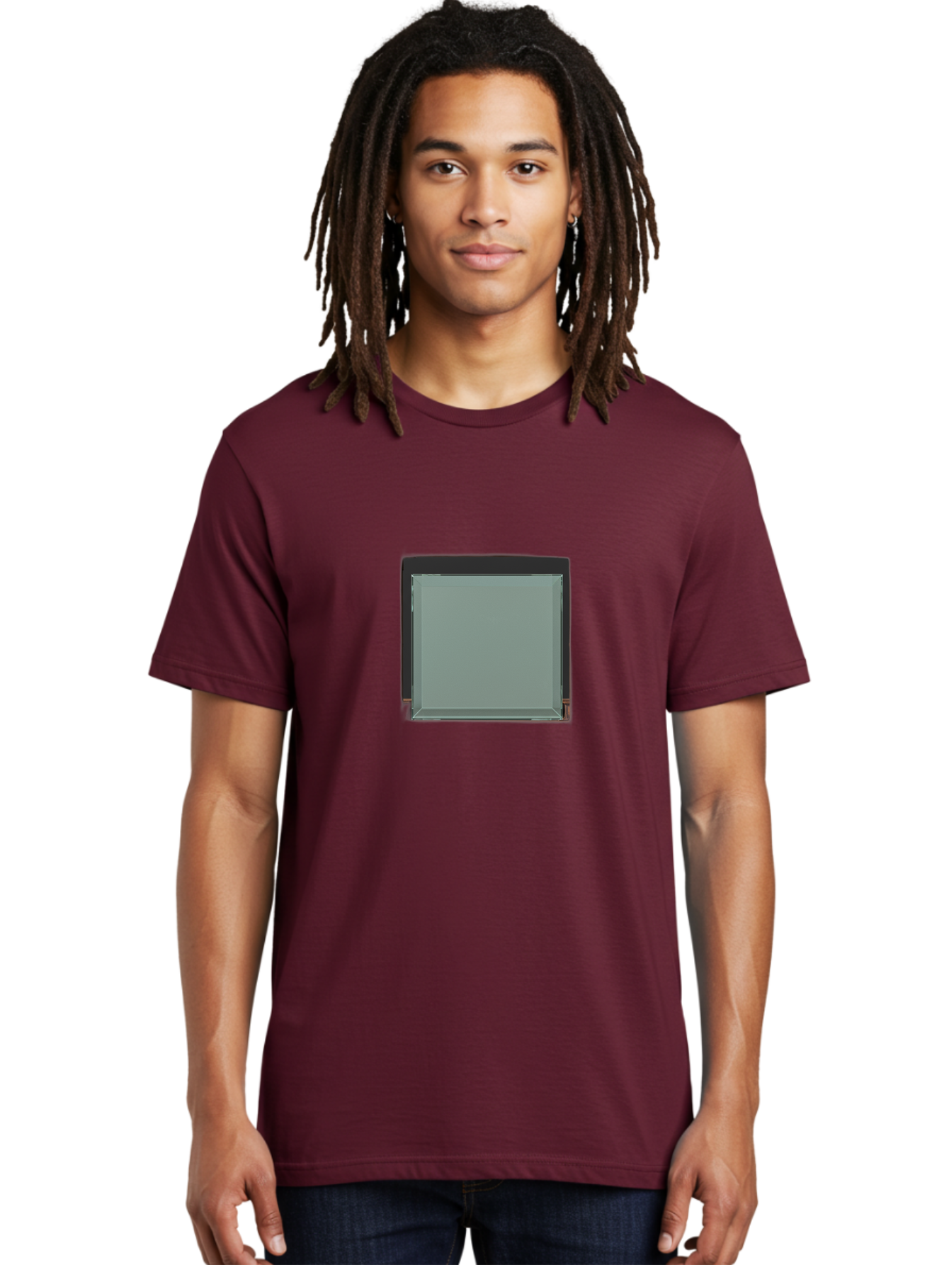 Gray-Square-Icon Men'S Graphic Tee, 100% Cotton, Comfortable Casual Summer Wear, Machine Washable, Vintage Camera, Old Camera, Antique Camera, Black Camera, Classic Photography, Photography Equipment, Nostalgic Device, Film Camera, Camera Art Bag566