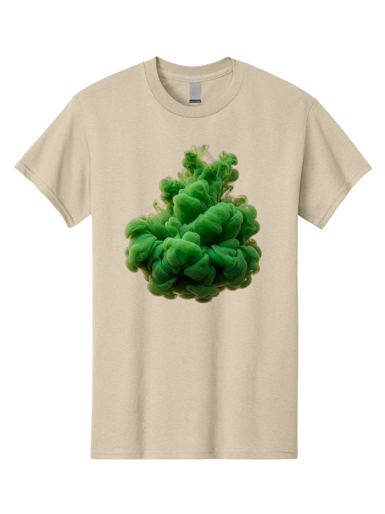 Green-Ink-Splash Men'S Graphic Tee, 100% Cotton, Comfortable Casual Summer Wear, Machine Washable, Vintage Camera, Old Camera, Antique Camera, Black Camera, Classic Photography, Photography Equipment, Nostalgic Device, Film Camera, Camera Art Bag568