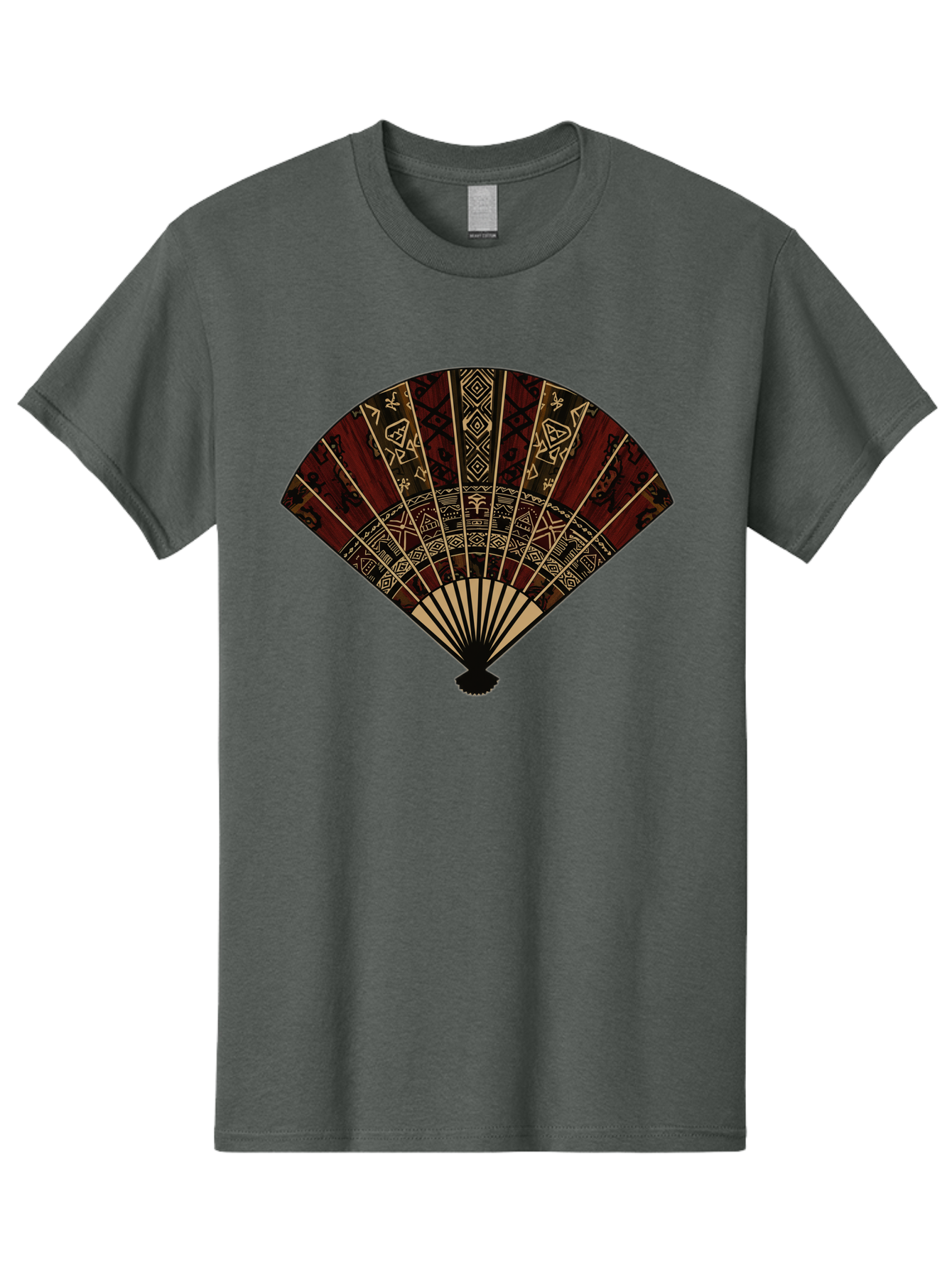 Hand-Fan Men'S Graphic Tee, 100% Cotton, Comfortable Casual Summer Wear, Machine Washable, Vintage Camera, Old Camera, Antique Camera, Black Camera, Classic Photography, Photography Equipment, Nostalgic Device, Film Camera, Camera Art Bag573