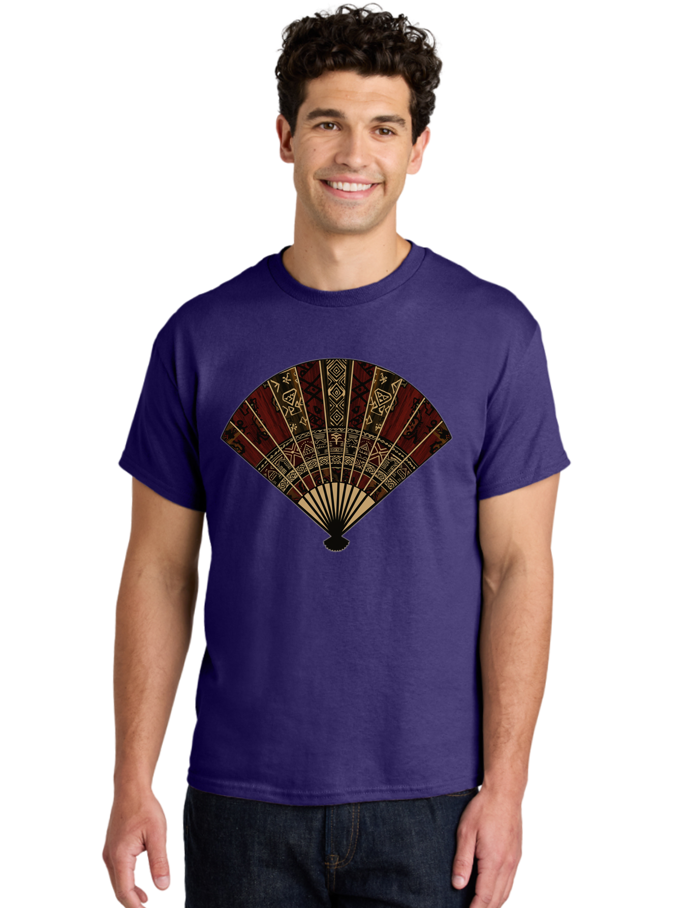 Hand-Fan Men'S Graphic Tee, 100% Cotton, Comfortable Casual Summer Wear, Machine Washable, Vintage Camera, Old Camera, Antique Camera, Black Camera, Classic Photography, Photography Equipment, Nostalgic Device, Film Camera, Camera Art Bag573
