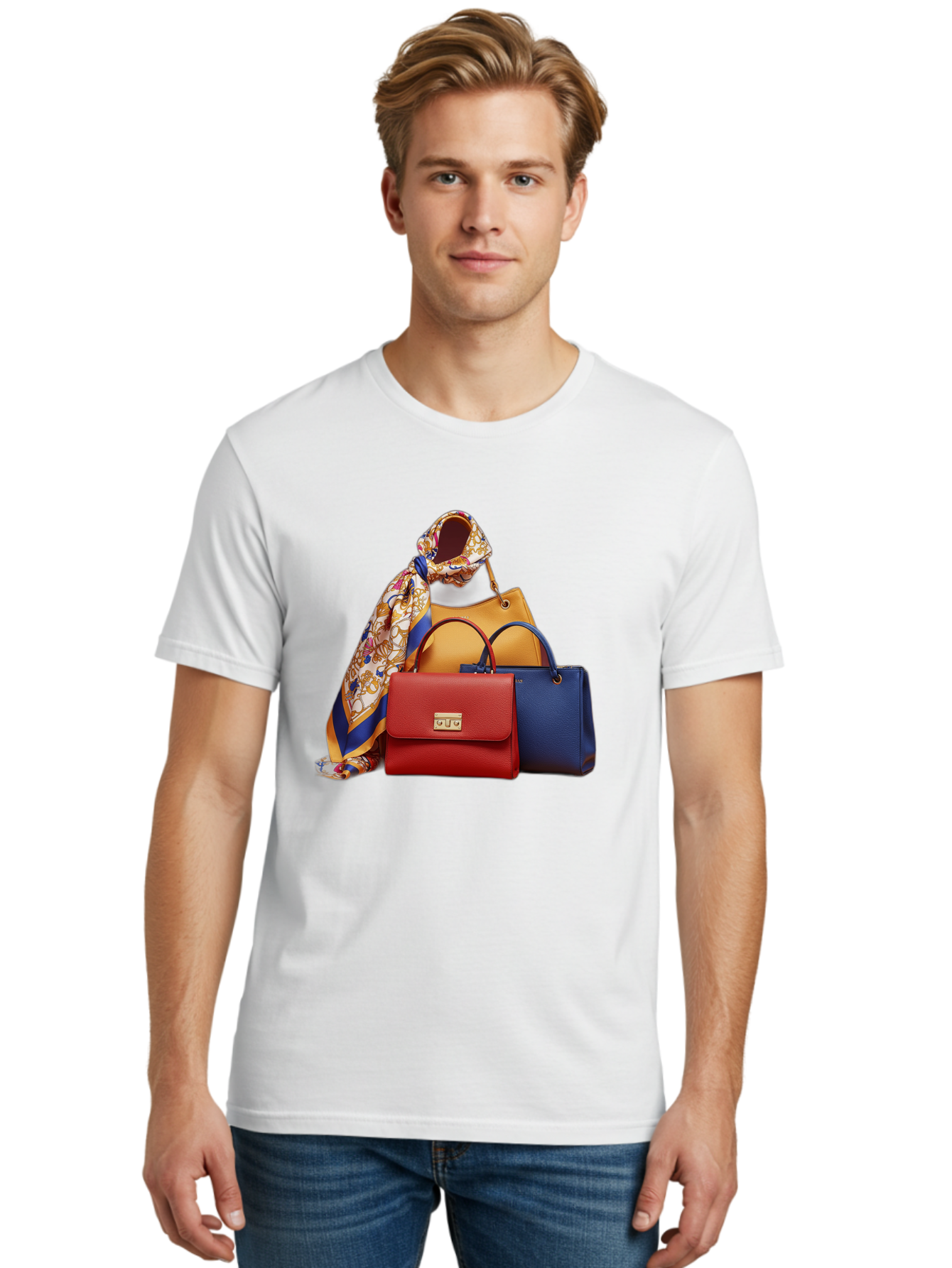 Handbags-And-Silk-Scarf Men'S Graphic Tee, 100% Cotton, Comfortable Casual Summer Wear, Machine Washable, Vintage Camera, Old Camera, Antique Camera, Black Camera, Classic Photography, Photography Equipment, Nostalgic Device, Film Camera, Bag575