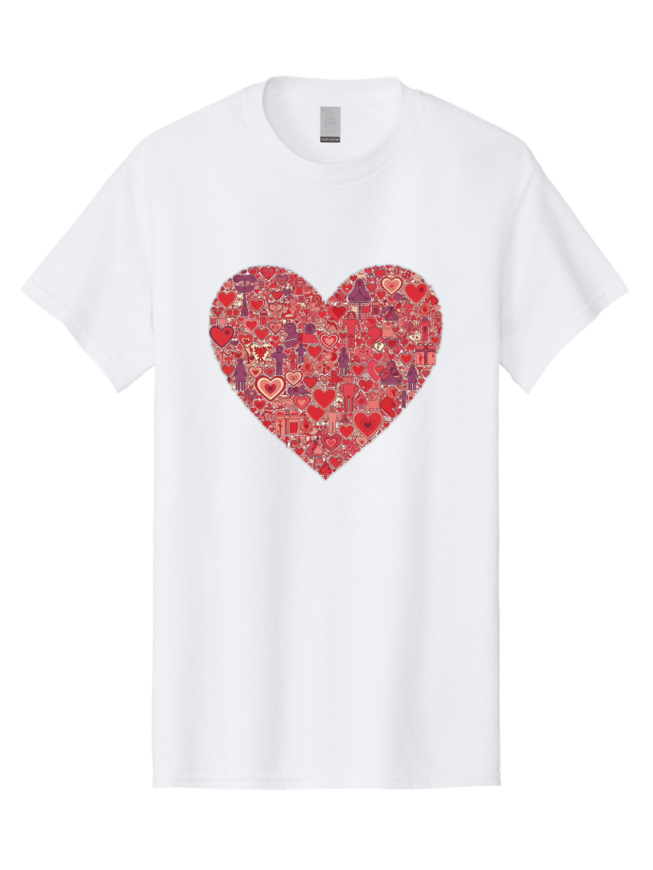 Heart-Collage Men'S Graphic Tee, 100% Cotton, Comfortable Casual Summer Wear, Machine Washable, Vintage Camera, Old Camera, Antique Camera, Black Camera, Classic Photography, Photography Equipment, Nostalgic Device, Film Camera, Camera Art Bag588