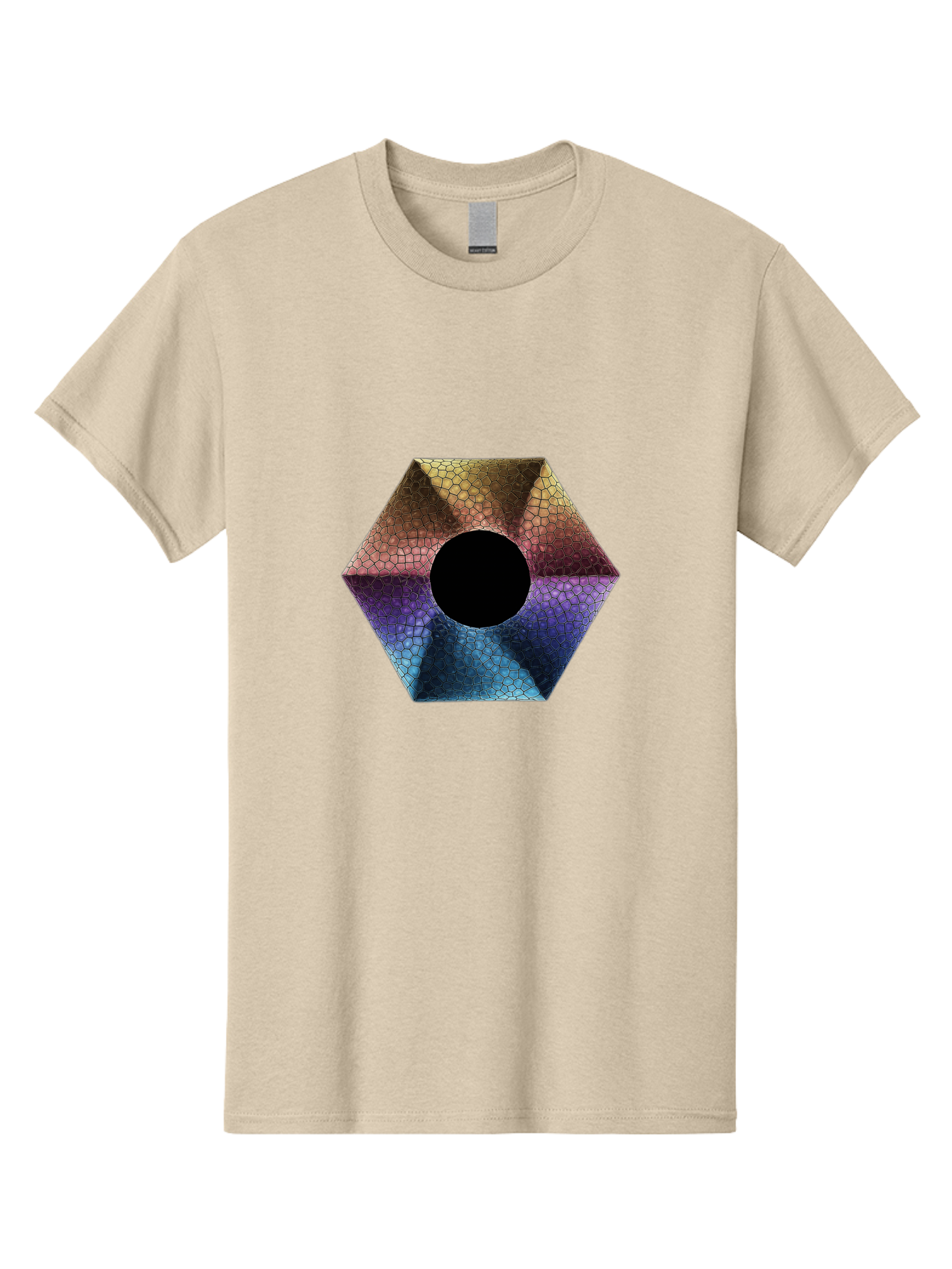 Hexagonal-Shape Men'S Graphic Tee, 100% Cotton, Comfortable Casual Summer Wear, Machine Washable, Vintage Camera, Old Camera, Antique Camera, Black Camera, Classic Photography, Photography Equipment, Nostalgic Device, Film Camera, Camera Art Bag592