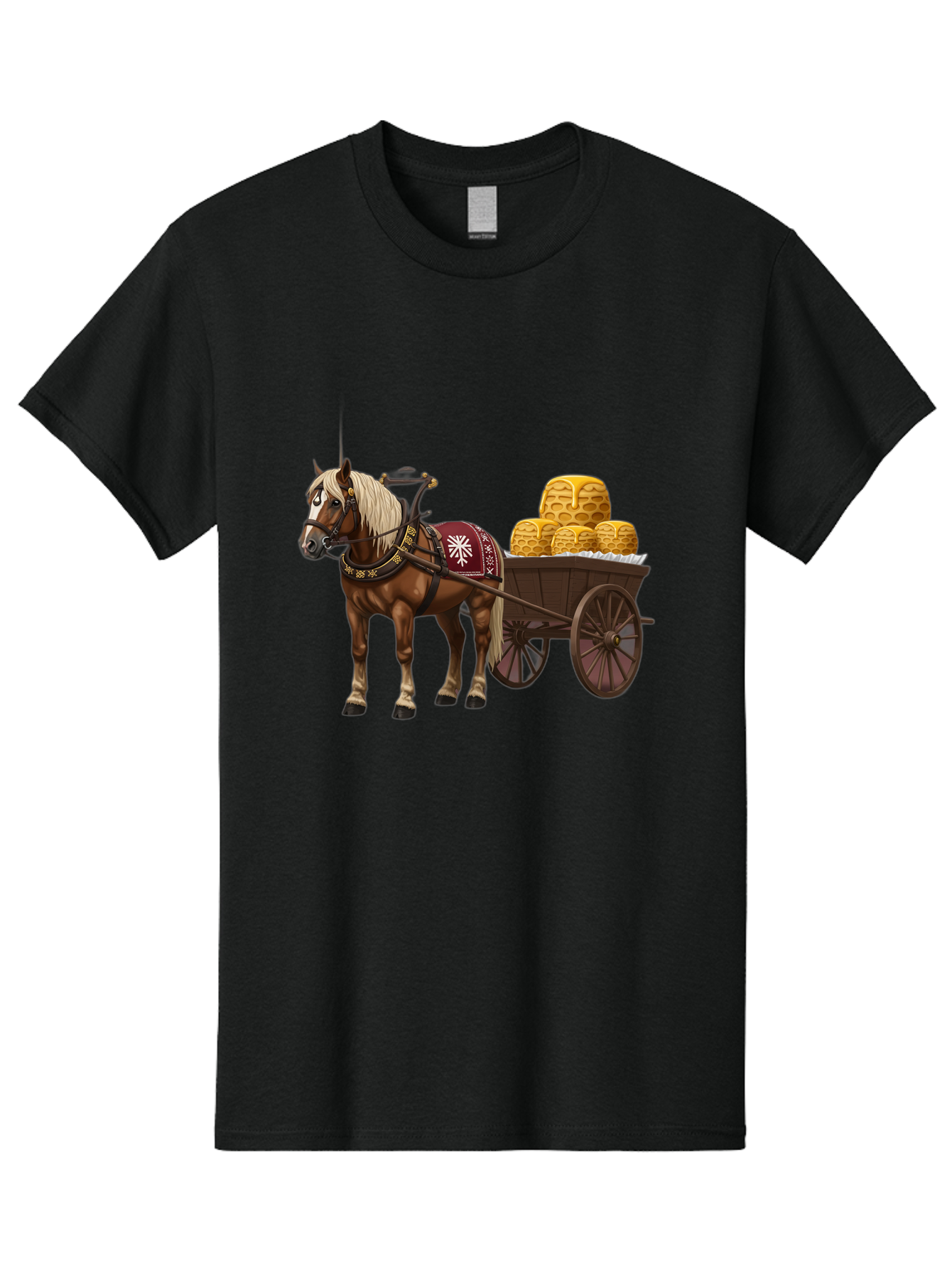 Horse-Drawn-Wagon Men'S Graphic Tee, 100% Cotton, Comfortable Casual Summer Wear, Machine Washable, Vintage Camera, Old Camera, Antique Camera, Black Camera, Classic Photography, Photography Equipment, Nostalgic Device, Film Camera, Camera Art Bag595