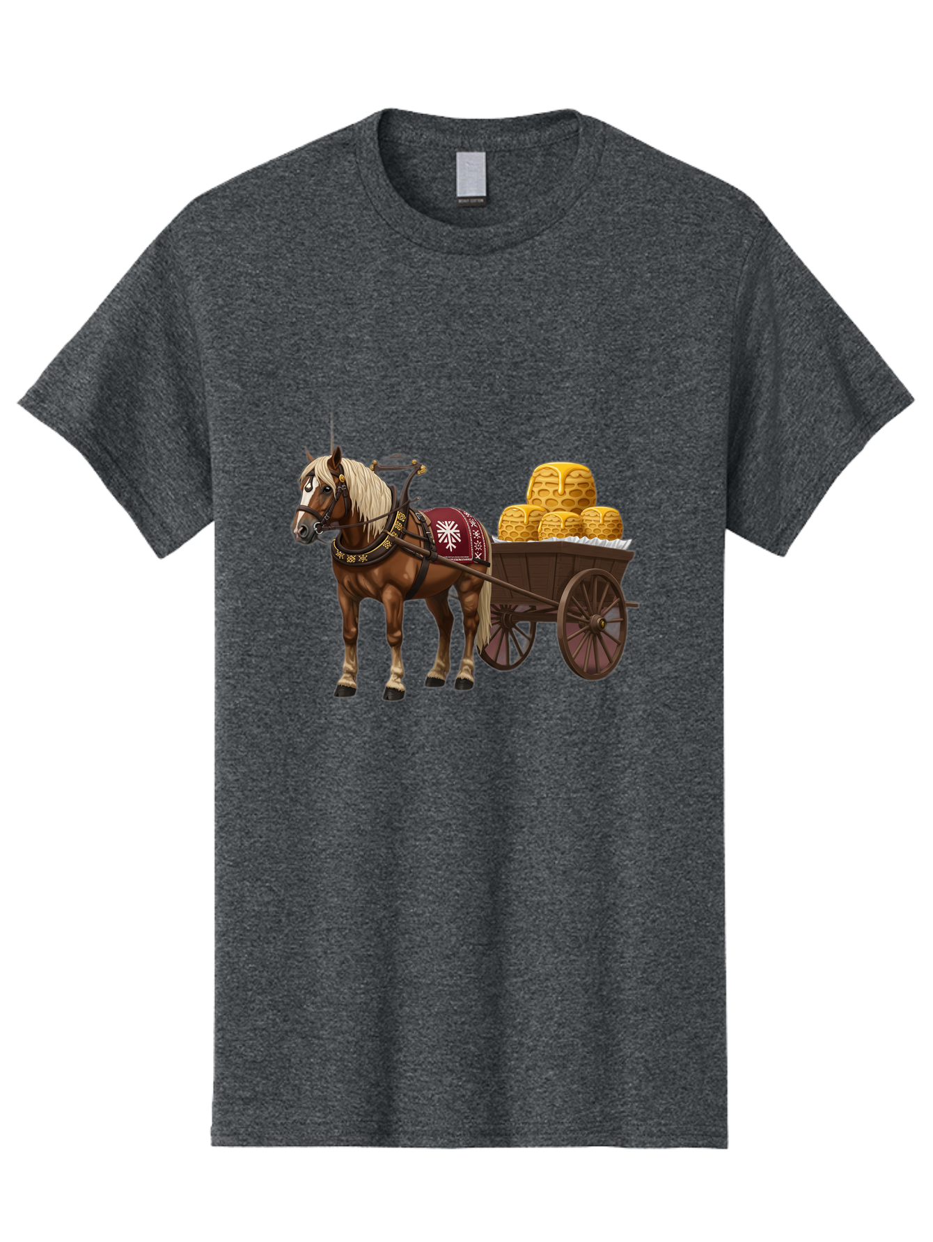 Horse-Drawn-Wagon Men'S Graphic Tee, 100% Cotton, Comfortable Casual Summer Wear, Machine Washable, Vintage Camera, Old Camera, Antique Camera, Black Camera, Classic Photography, Photography Equipment, Nostalgic Device, Film Camera, Camera Art Bag595