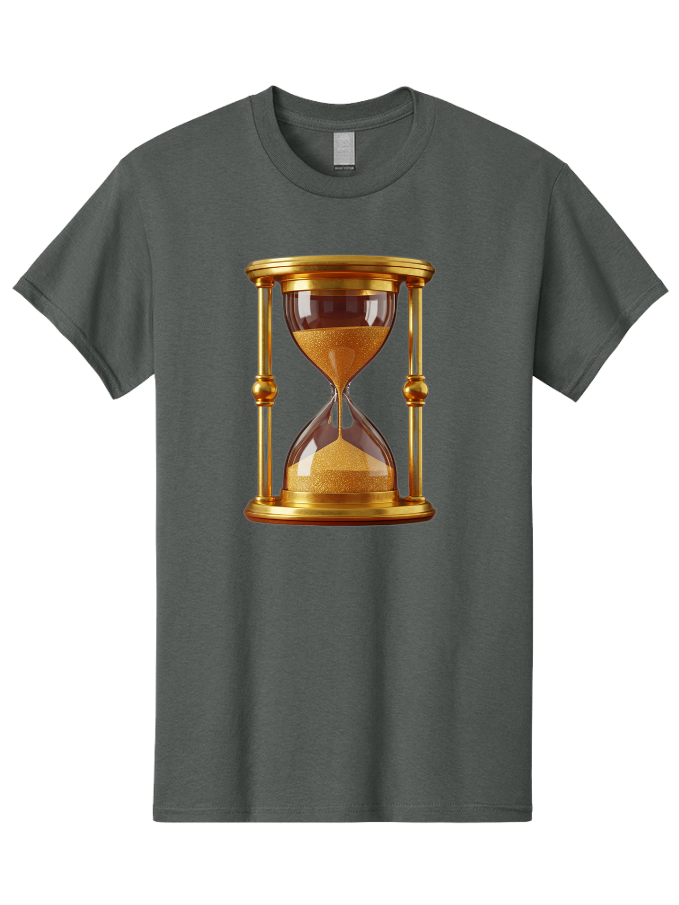 Hourglass Men'S Graphic Tee, 100% Cotton, Comfortable Casual Summer Wear, Machine Washable, Vintage Camera, Old Camera, Antique Camera, Black Camera, Classic Photography, Photography Equipment, Nostalgic Device, Film Camera, Camera Art Bag598