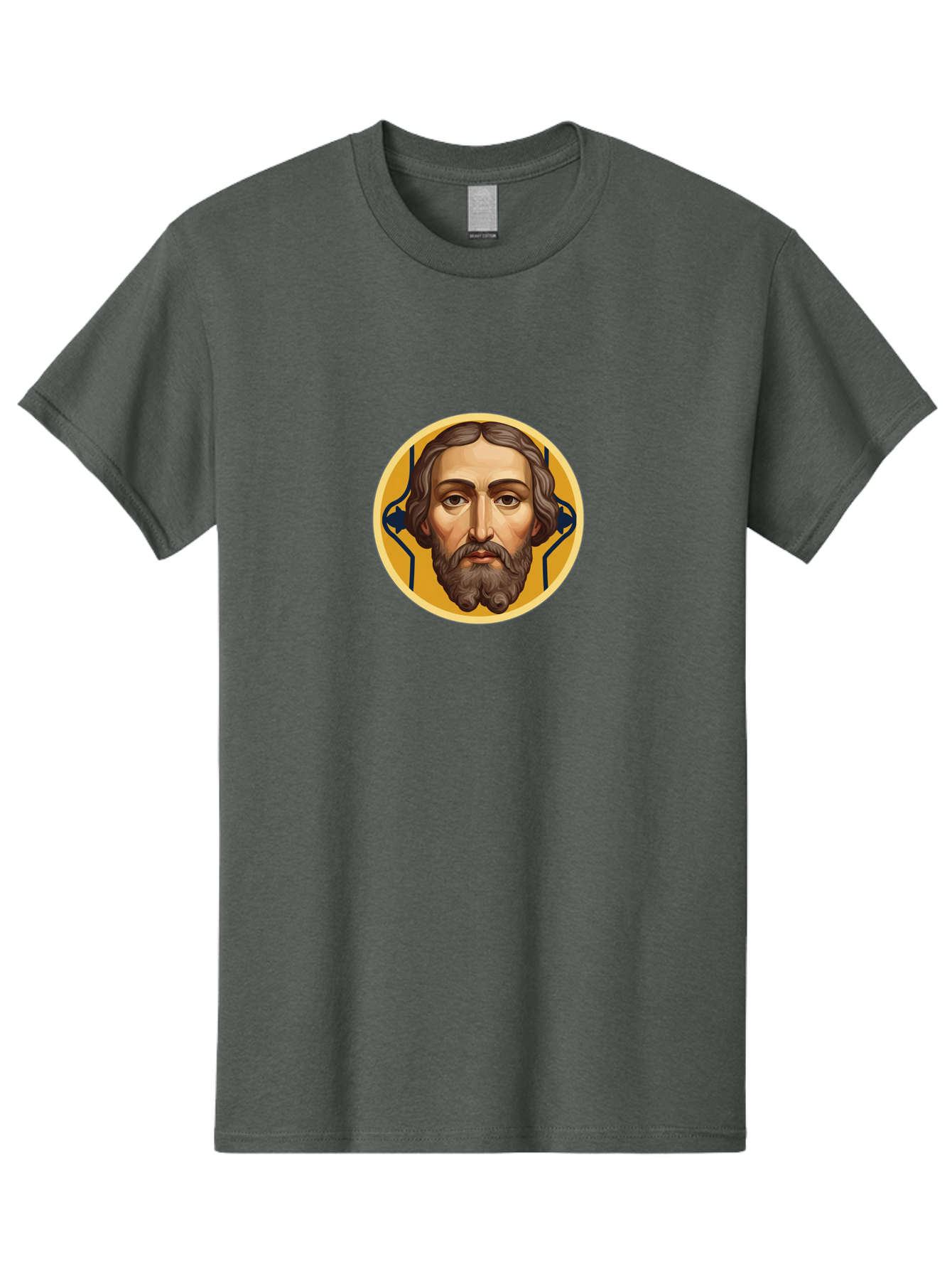Jesus-Christ-Icon Men'S Graphic Tee, 100% Cotton, Comfortable Casual Summer Wear, Machine Washable, Vintage Camera, Old Camera, Antique Camera, Black Camera, Classic Photography, Photography Equipment, Nostalgic Device, Film Camera, Camera Art Bag622