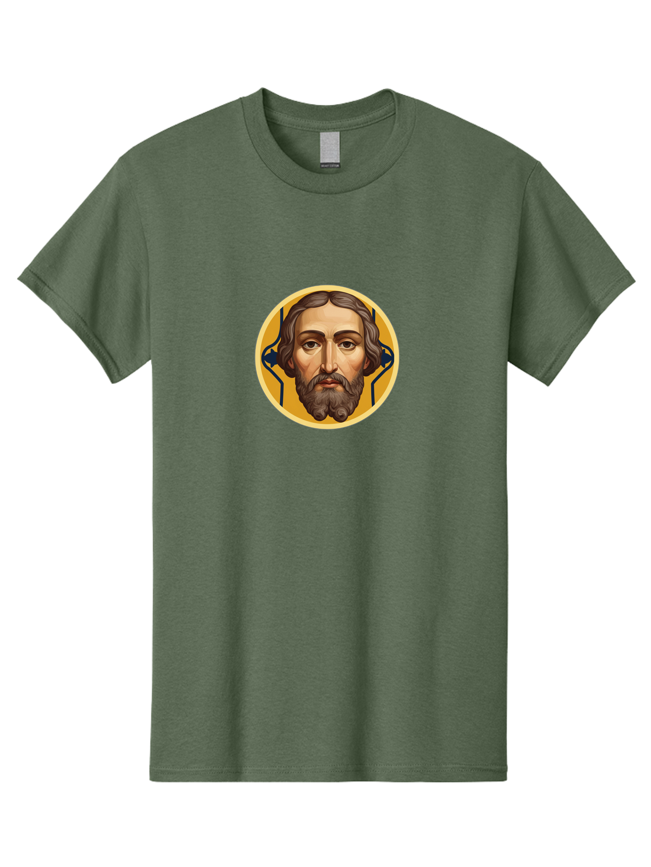 Jesus-Christ-Icon Men'S Graphic Tee, 100% Cotton, Comfortable Casual Summer Wear, Machine Washable, Vintage Camera, Old Camera, Antique Camera, Black Camera, Classic Photography, Photography Equipment, Nostalgic Device, Film Camera, Camera Art Bag622