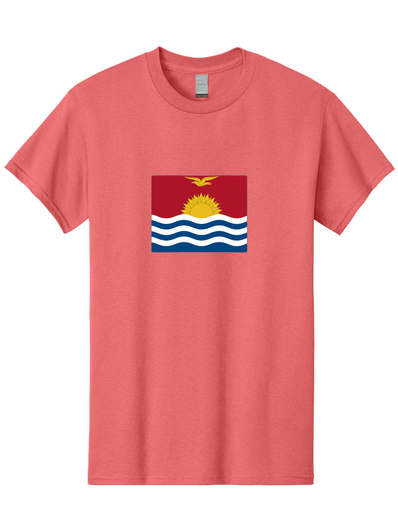 Kiribati-Flag-1 Men'S Graphic Tee, 100% Cotton, Comfortable Casual Summer Wear, Machine Washable, Vintage Camera, Old Camera, Antique Camera, Black Camera, Classic Photography, Photography Equipment, Nostalgic Device, Film Camera, Camera Art Bag643