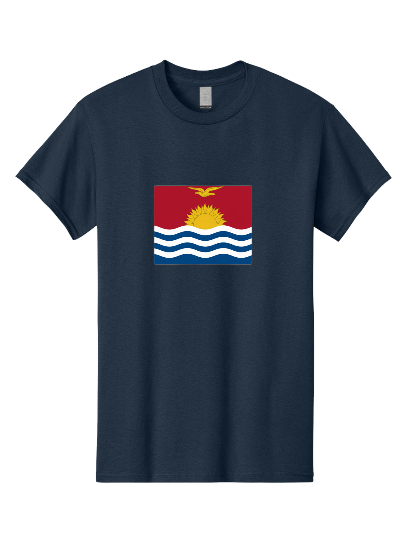 Kiribati-Flag-1 Men'S Graphic Tee, 100% Cotton, Comfortable Casual Summer Wear, Machine Washable, Vintage Camera, Old Camera, Antique Camera, Black Camera, Classic Photography, Photography Equipment, Nostalgic Device, Film Camera, Camera Art Bag643