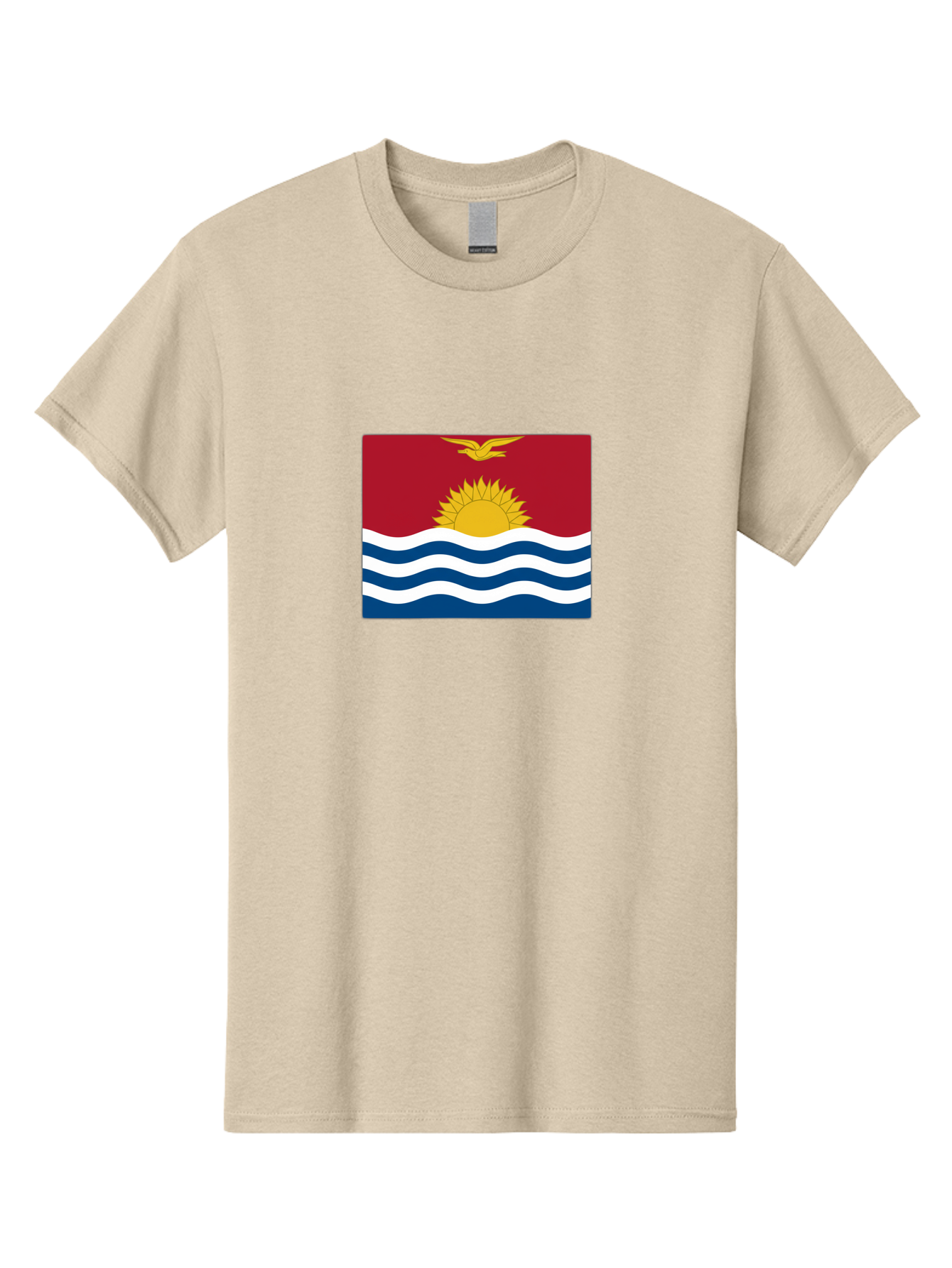Kiribati-Flag-1 Men'S Graphic Tee, 100% Cotton, Comfortable Casual Summer Wear, Machine Washable, Vintage Camera, Old Camera, Antique Camera, Black Camera, Classic Photography, Photography Equipment, Nostalgic Device, Film Camera, Camera Art Bag643