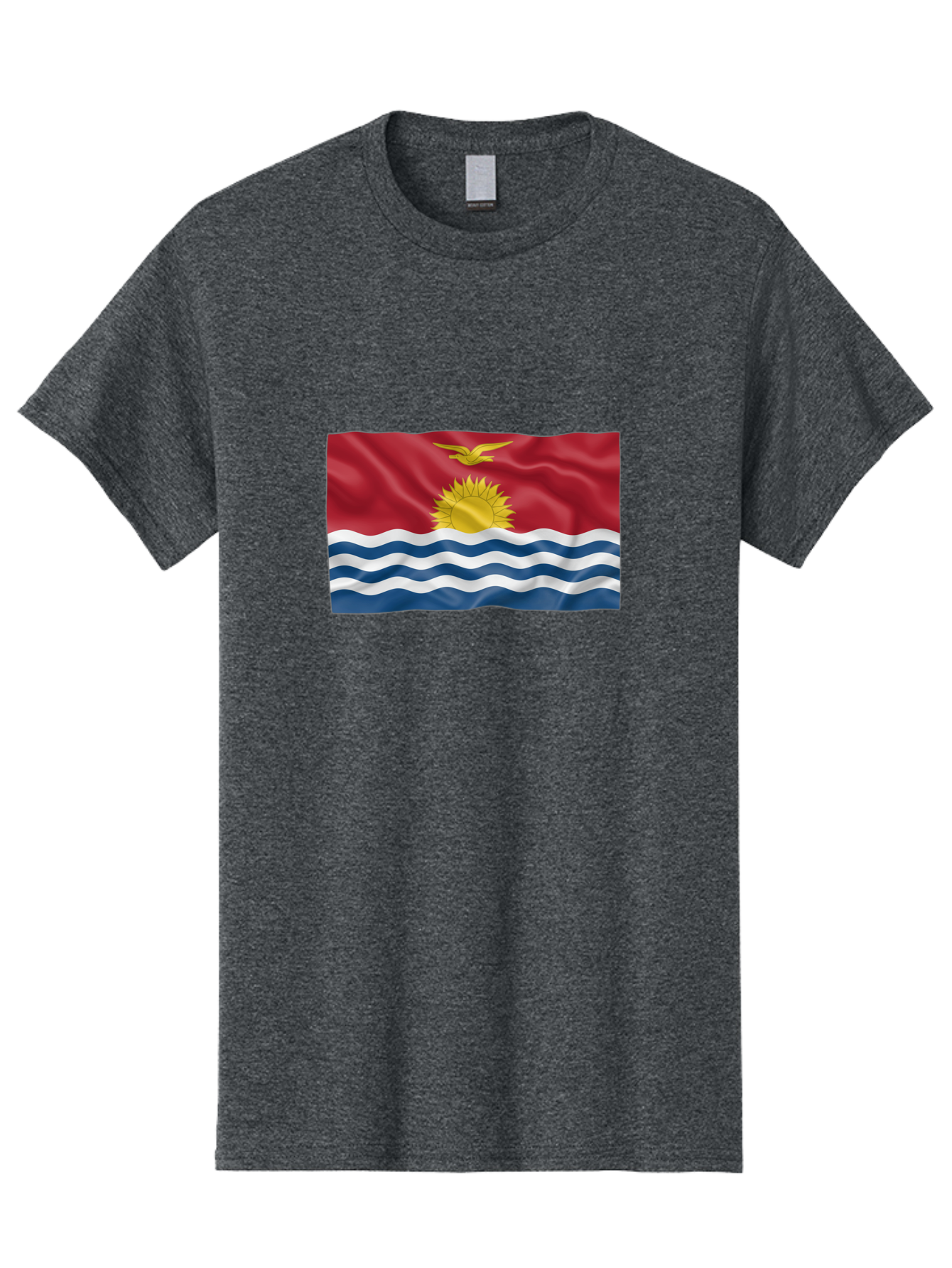 Kiribati-Flag-2 Men'S Graphic Tee, 100% Cotton, Comfortable Casual Summer Wear, Machine Washable, Vintage Camera, Old Camera, Antique Camera, Black Camera, Classic Photography, Photography Equipment, Nostalgic Device, Film Camera, Camera Art Bag644