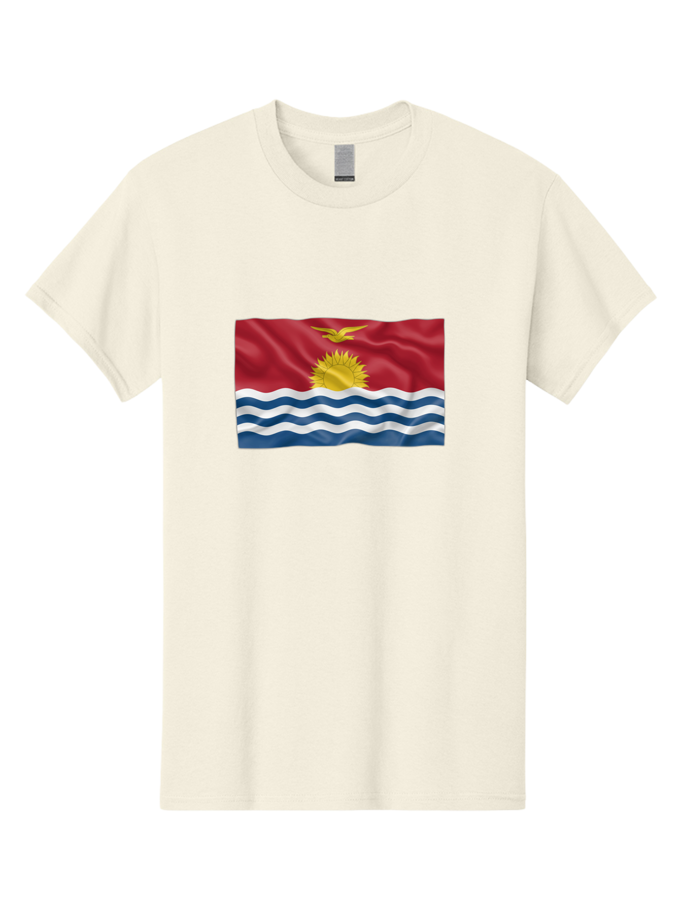 Kiribati-Flag-2 Men'S Graphic Tee, 100% Cotton, Comfortable Casual Summer Wear, Machine Washable, Vintage Camera, Old Camera, Antique Camera, Black Camera, Classic Photography, Photography Equipment, Nostalgic Device, Film Camera, Camera Art Bag644