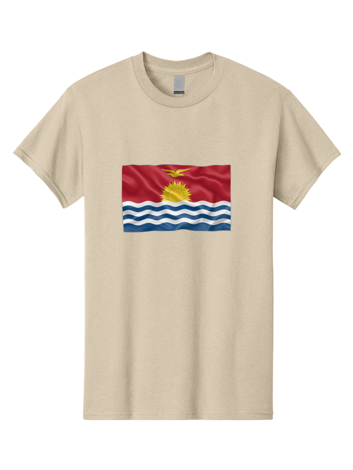 Kiribati-Flag-2 Men'S Graphic Tee, 100% Cotton, Comfortable Casual Summer Wear, Machine Washable, Vintage Camera, Old Camera, Antique Camera, Black Camera, Classic Photography, Photography Equipment, Nostalgic Device, Film Camera, Camera Art Bag644