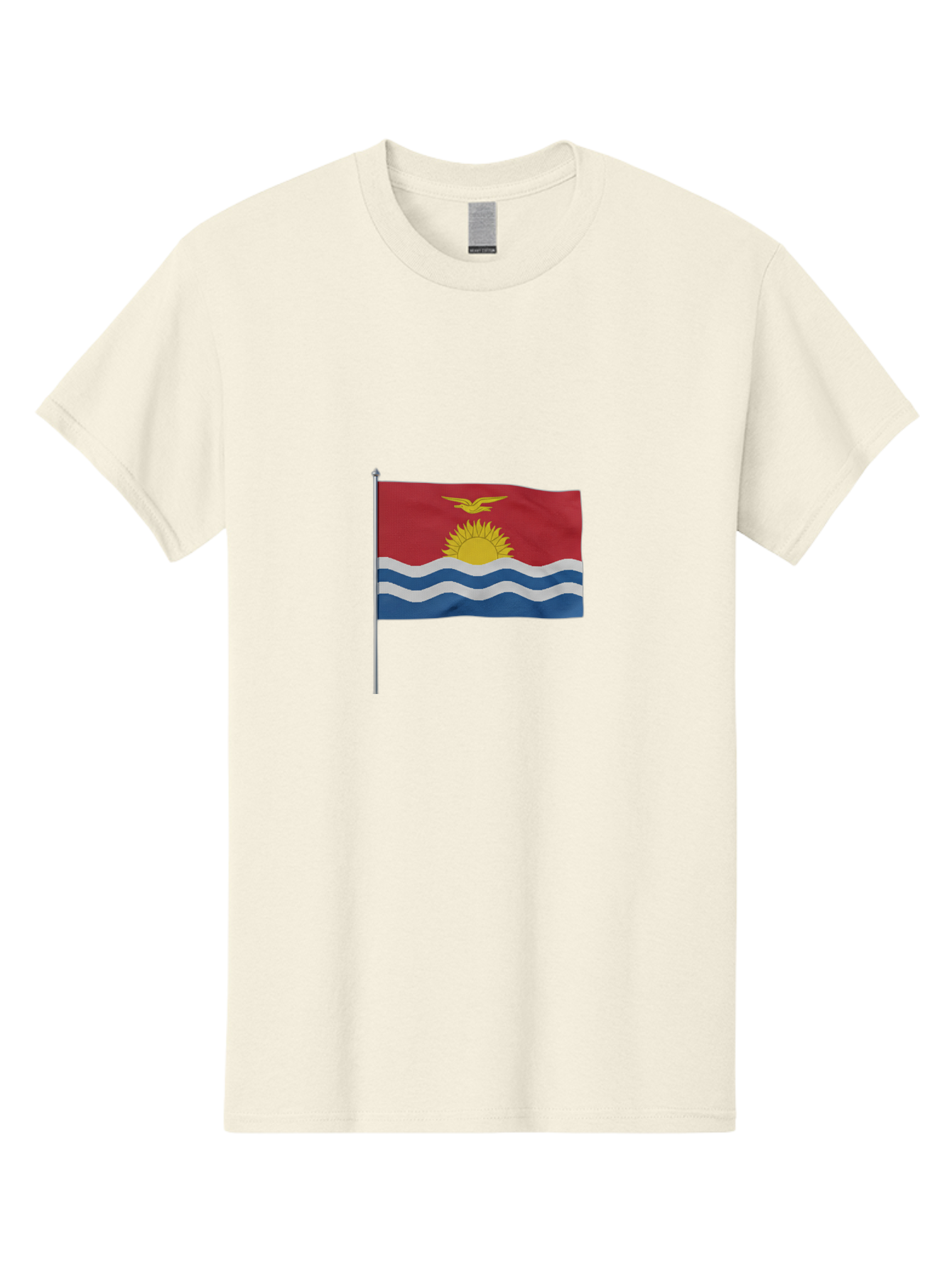 Kiribati-Flag-3 Men'S Graphic Tee, 100% Cotton, Comfortable Casual Summer Wear, Machine Washable, Vintage Camera, Old Camera, Antique Camera, Black Camera, Classic Photography, Photography Equipment, Nostalgic Device, Film Camera, Camera Art Bag645