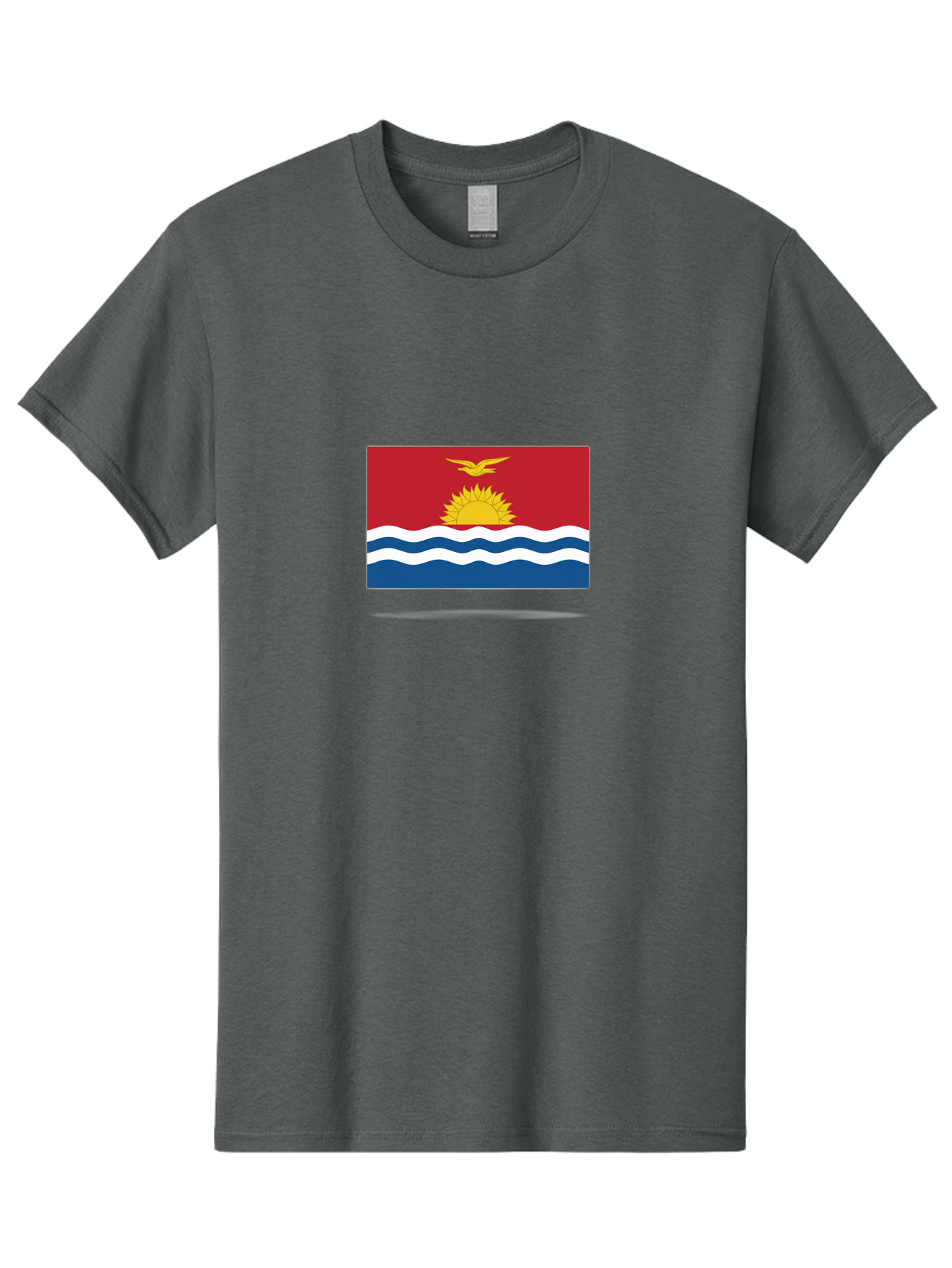 Kiribati-Flag-4 Men'S Graphic Tee, 100% Cotton, Comfortable Casual Summer Wear, Machine Washable, Vintage Camera, Old Camera, Antique Camera, Black Camera, Classic Photography, Photography Equipment, Nostalgic Device, Film Camera, Camera Art Bag646