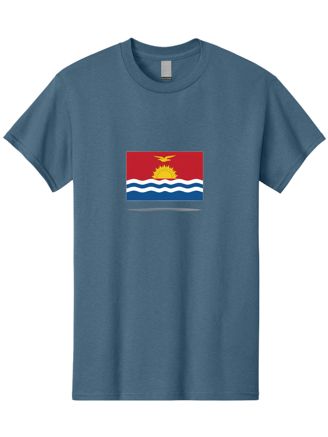 Kiribati-Flag-4 Men'S Graphic Tee, 100% Cotton, Comfortable Casual Summer Wear, Machine Washable, Vintage Camera, Old Camera, Antique Camera, Black Camera, Classic Photography, Photography Equipment, Nostalgic Device, Film Camera, Camera Art Bag646