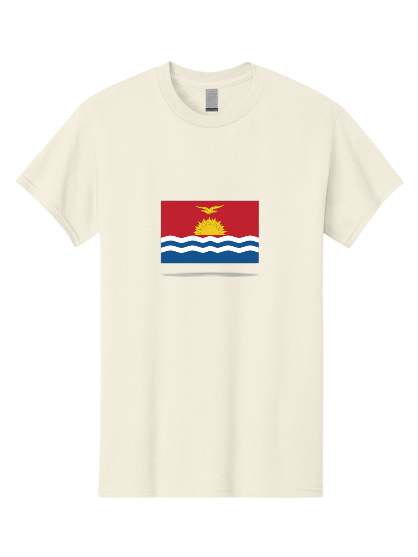 Kiribati-Flag-4 Men'S Graphic Tee, 100% Cotton, Comfortable Casual Summer Wear, Machine Washable, Vintage Camera, Old Camera, Antique Camera, Black Camera, Classic Photography, Photography Equipment, Nostalgic Device, Film Camera, Camera Art Bag646