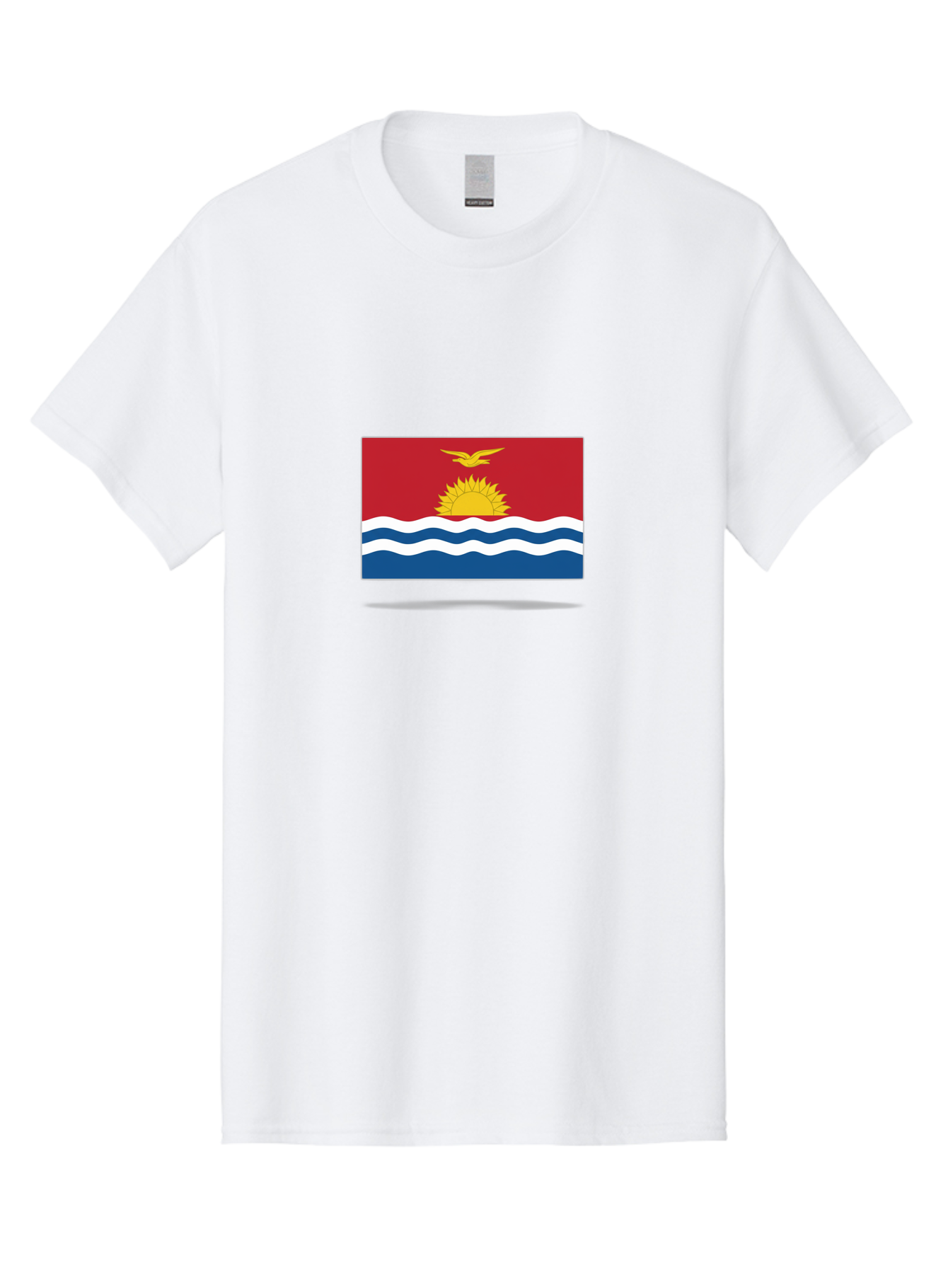 Kiribati-Flag-4 Men'S Graphic Tee, 100% Cotton, Comfortable Casual Summer Wear, Machine Washable, Vintage Camera, Old Camera, Antique Camera, Black Camera, Classic Photography, Photography Equipment, Nostalgic Device, Film Camera, Camera Art Bag646