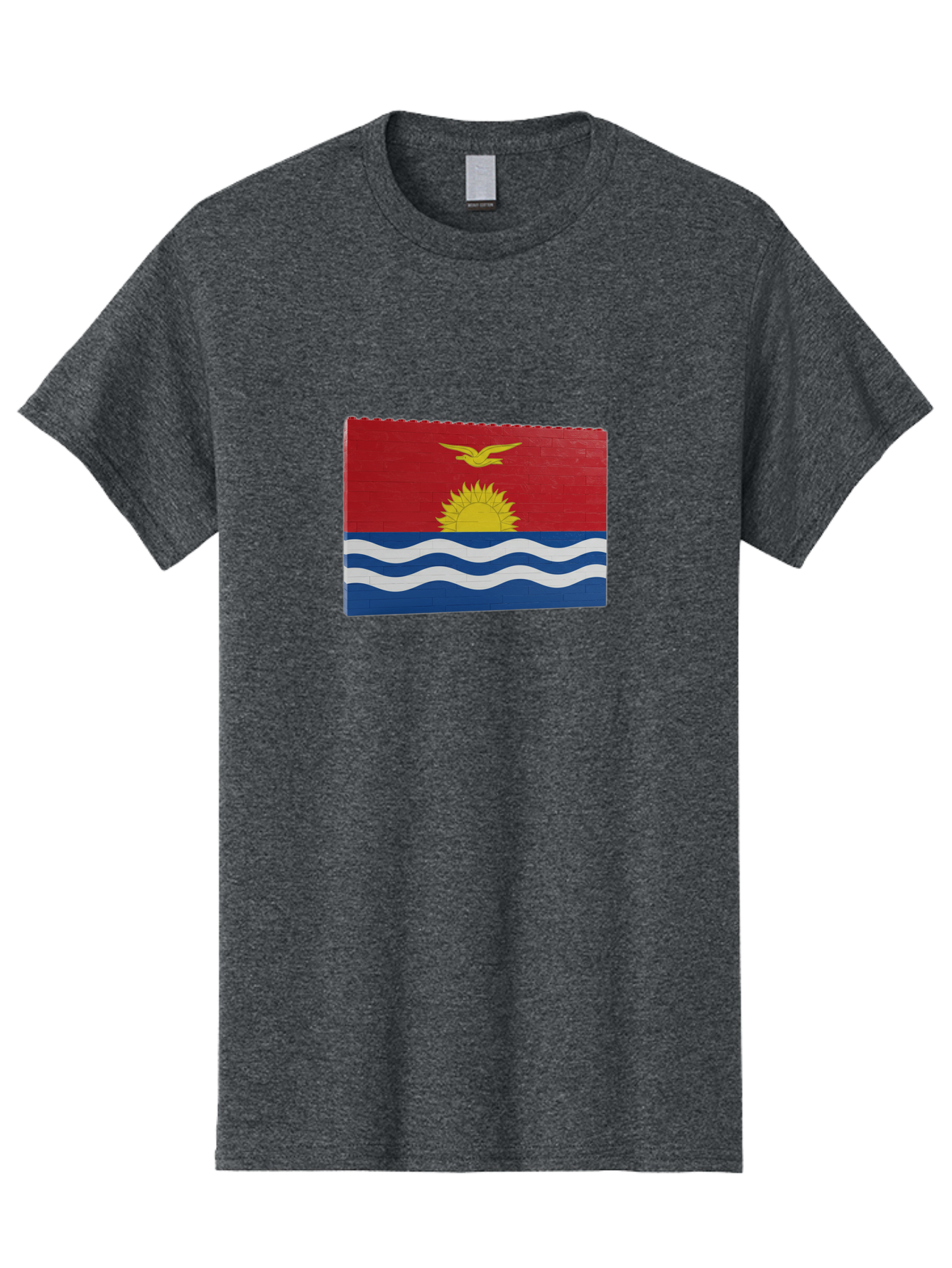Kiribati-Flag-5 Men'S Graphic Tee, 100% Cotton, Comfortable Casual Summer Wear, Machine Washable, Vintage Camera, Old Camera, Antique Camera, Black Camera, Classic Photography, Photography Equipment, Nostalgic Device, Film Camera, Camera Art Bag647