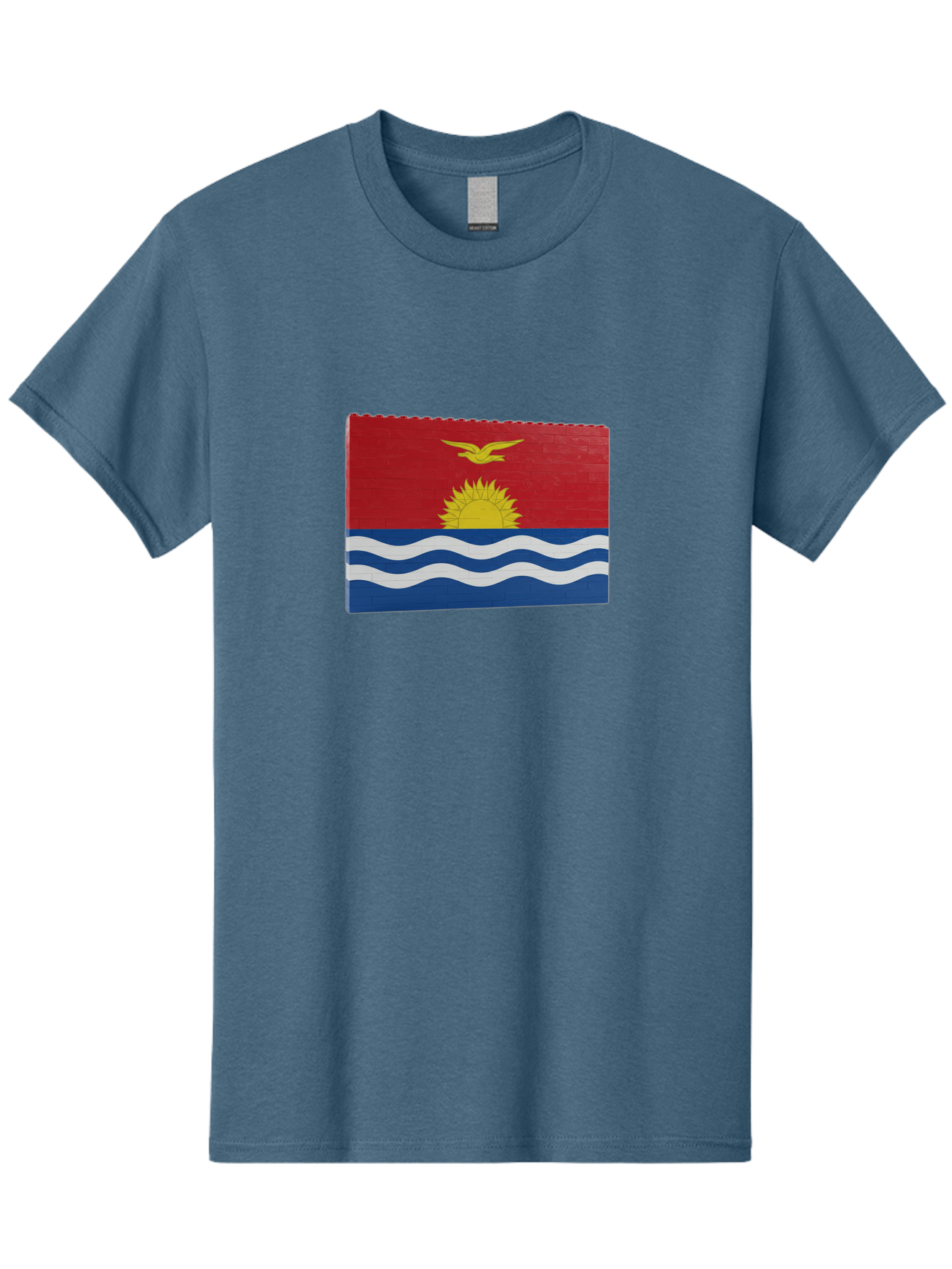 Kiribati-Flag-5 Men'S Graphic Tee, 100% Cotton, Comfortable Casual Summer Wear, Machine Washable, Vintage Camera, Old Camera, Antique Camera, Black Camera, Classic Photography, Photography Equipment, Nostalgic Device, Film Camera, Camera Art Bag647