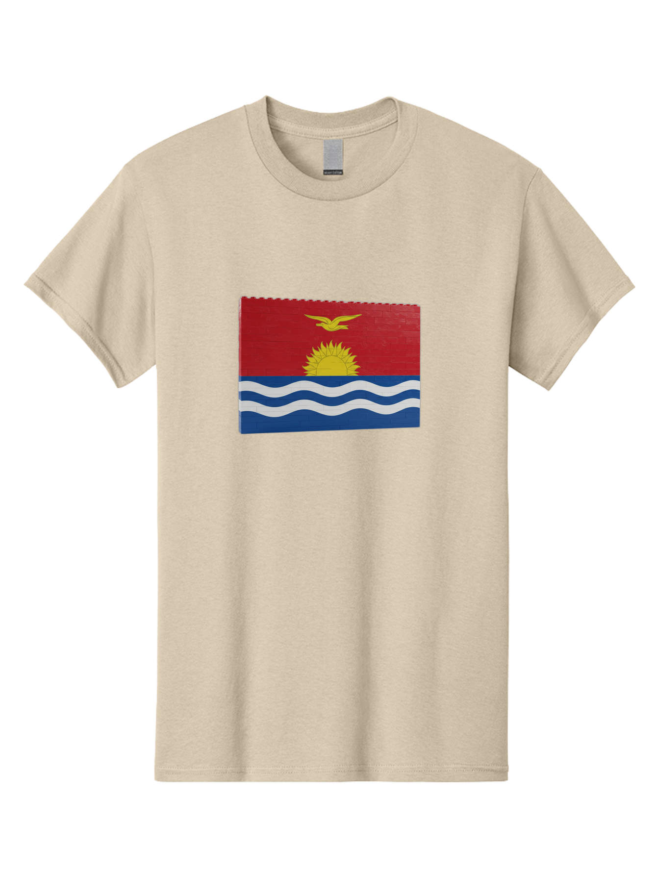 Kiribati-Flag-5 Men'S Graphic Tee, 100% Cotton, Comfortable Casual Summer Wear, Machine Washable, Vintage Camera, Old Camera, Antique Camera, Black Camera, Classic Photography, Photography Equipment, Nostalgic Device, Film Camera, Camera Art Bag647