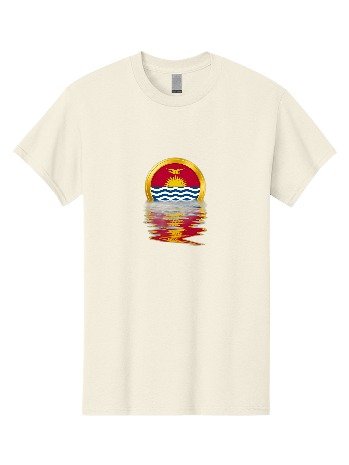 Kiribati-Flag-6 Men'S Graphic Tee, 100% Cotton, Comfortable Casual Summer Wear, Machine Washable, Vintage Camera, Old Camera, Antique Camera, Black Camera, Classic Photography, Photography Equipment, Nostalgic Device, Film Camera, Camera Art Bag648