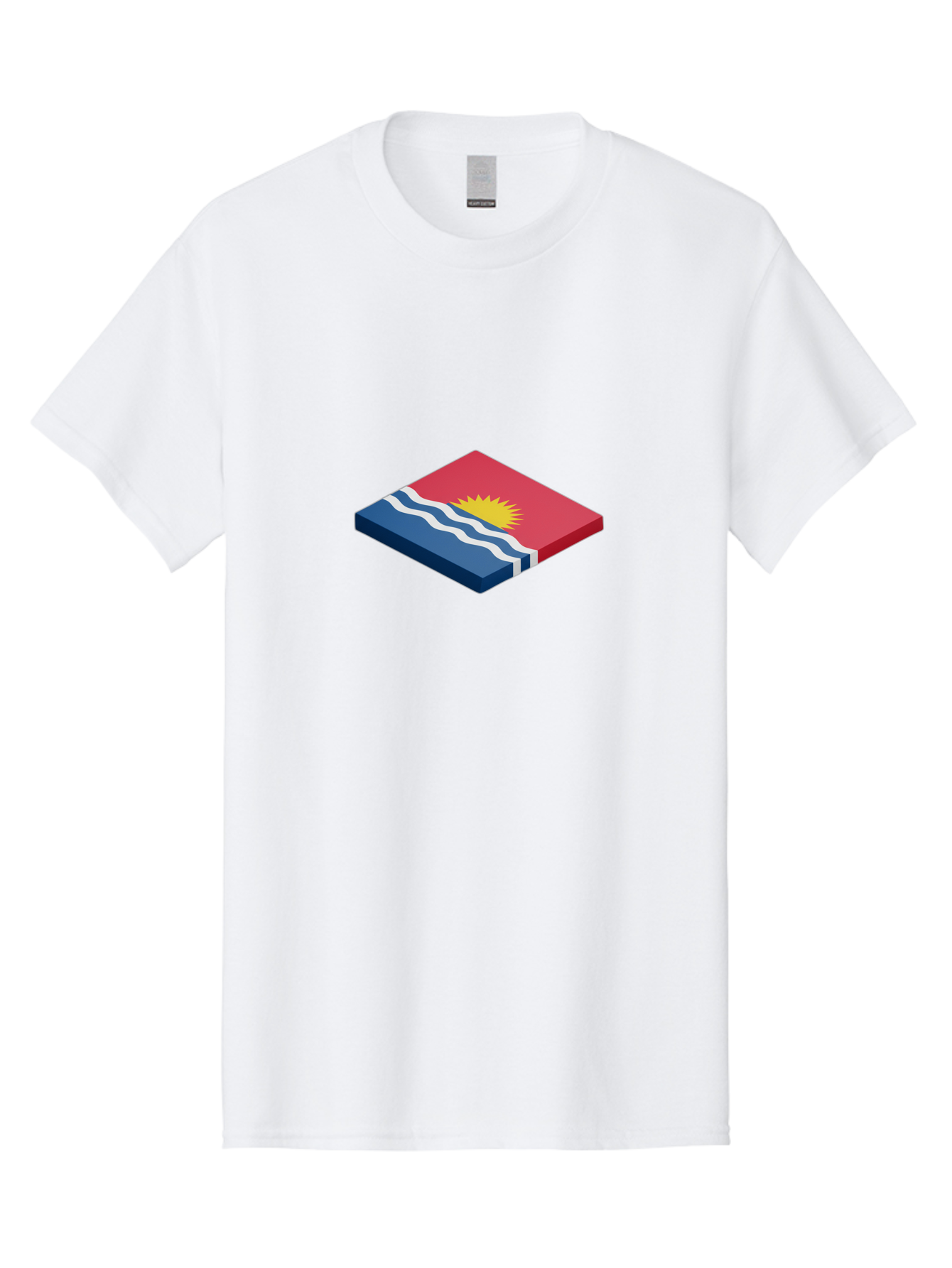 Kiribati-Flag-8 Men'S Graphic Tee, 100% Cotton, Comfortable Casual Summer Wear, Machine Washable, Vintage Camera, Old Camera, Antique Camera, Black Camera, Classic Photography, Photography Equipment, Nostalgic Device, Film Camera, Camera Art Bag650