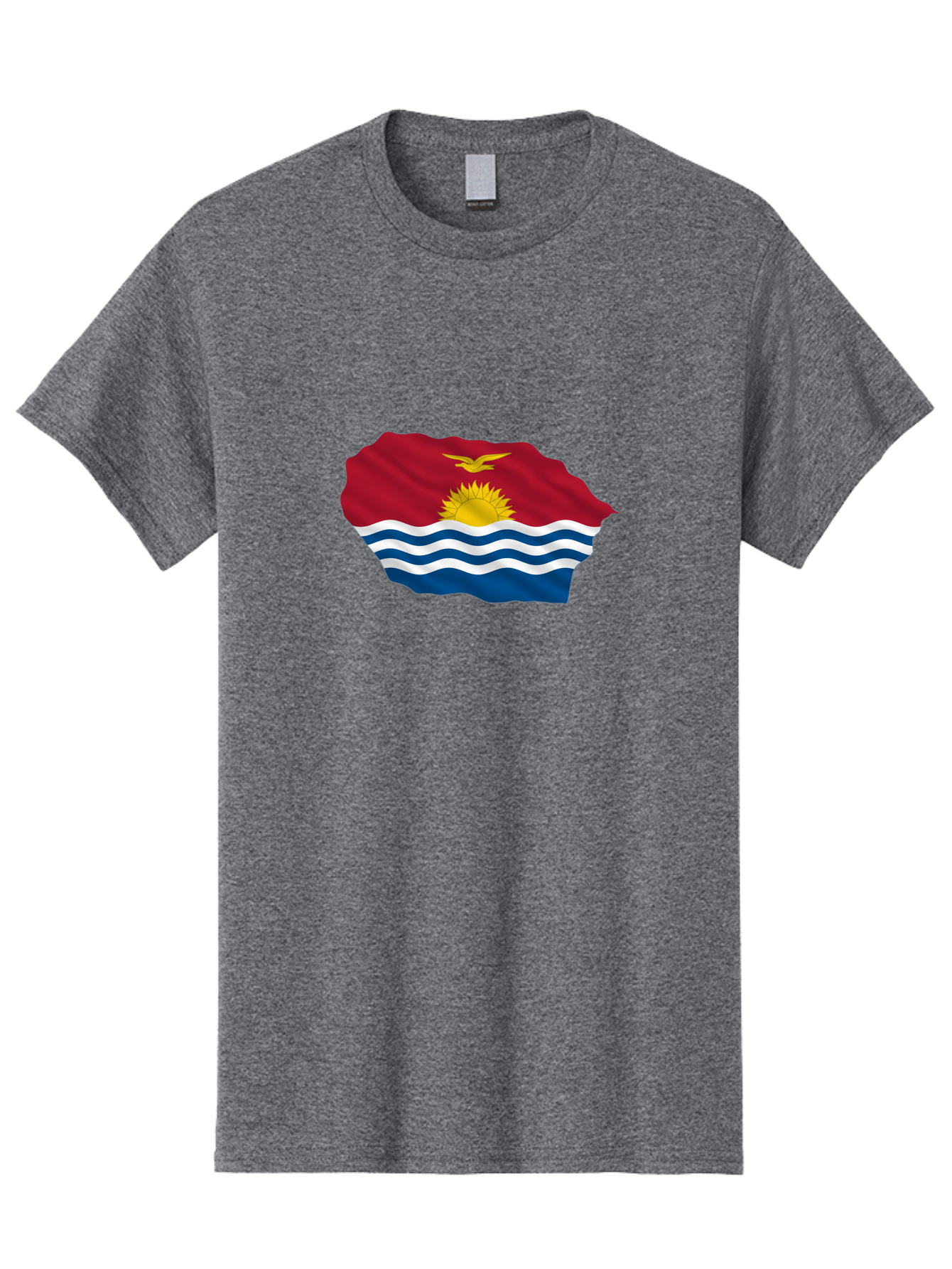 Kiribati-Flag-9 Men'S Graphic Tee, 100% Cotton, Comfortable Casual Summer Wear, Machine Washable, Vintage Camera, Old Camera, Antique Camera, Black Camera, Classic Photography, Photography Equipment, Nostalgic Device, Film Camera, Camera Art Bag651
