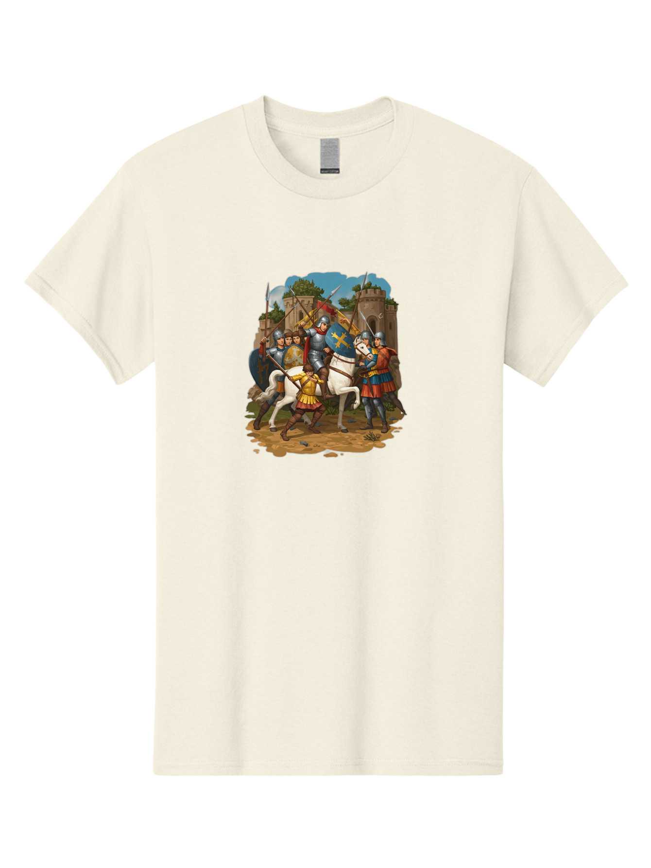 Knights-On-Horseback Men'S Graphic Tee, 100% Cotton, Comfortable Casual Summer Wear, Machine Washable, Vintage Camera, Old Camera, Antique Camera, Black Camera, Classic Photography, Photography Equipment, Nostalgic Device, Film Camera, Bag657