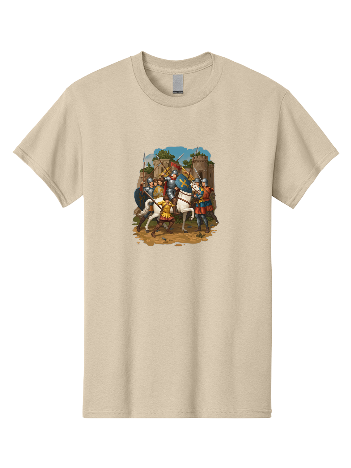 Knights-On-Horseback Men'S Graphic Tee, 100% Cotton, Comfortable Casual Summer Wear, Machine Washable, Vintage Camera, Old Camera, Antique Camera, Black Camera, Classic Photography, Photography Equipment, Nostalgic Device, Film Camera, Bag657