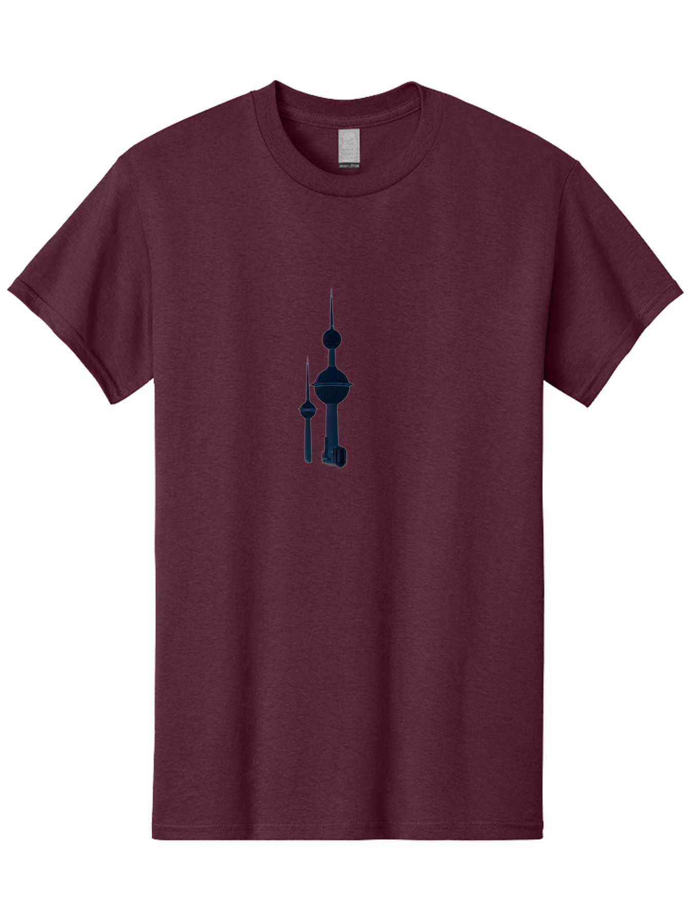 Kuwait-Towers-3 Men'S Graphic Tee, 100% Cotton, Comfortable Casual Summer Wear, Machine Washable, Vintage Camera, Old Camera, Antique Camera, Black Camera, Classic Photography, Photography Equipment, Nostalgic Device, Film Camera, Camera Art Bag670