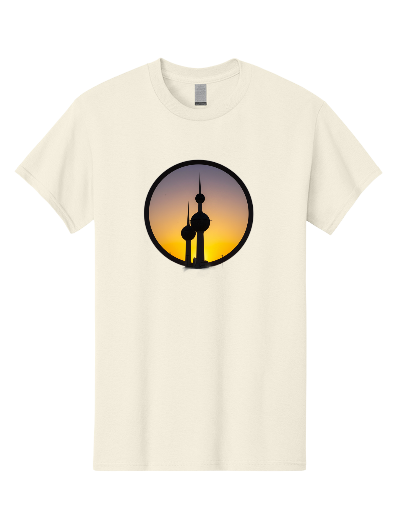 Kuwait-Towers-4 Men'S Graphic Tee, 100% Cotton, Comfortable Casual Summer Wear, Machine Washable, Vintage Camera, Old Camera, Antique Camera, Black Camera, Classic Photography, Photography Equipment, Nostalgic Device, Film Camera, Camera Art Bag671
