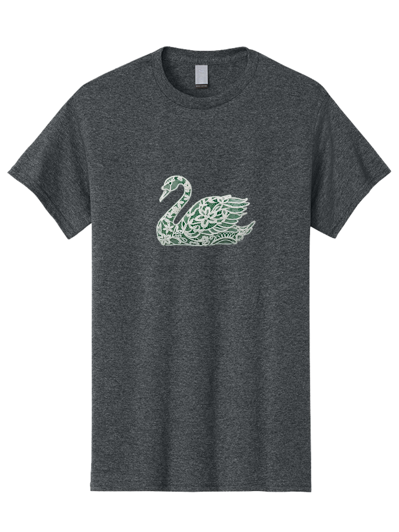 Lace-Swan Men'S Graphic Tee, 100% Cotton, Comfortable Casual Summer Wear, Machine Washable, Vintage Camera, Old Camera, Antique Camera, Black Camera, Classic Photography, Photography Equipment, Nostalgic Device, Film Camera, Camera Art Bag676