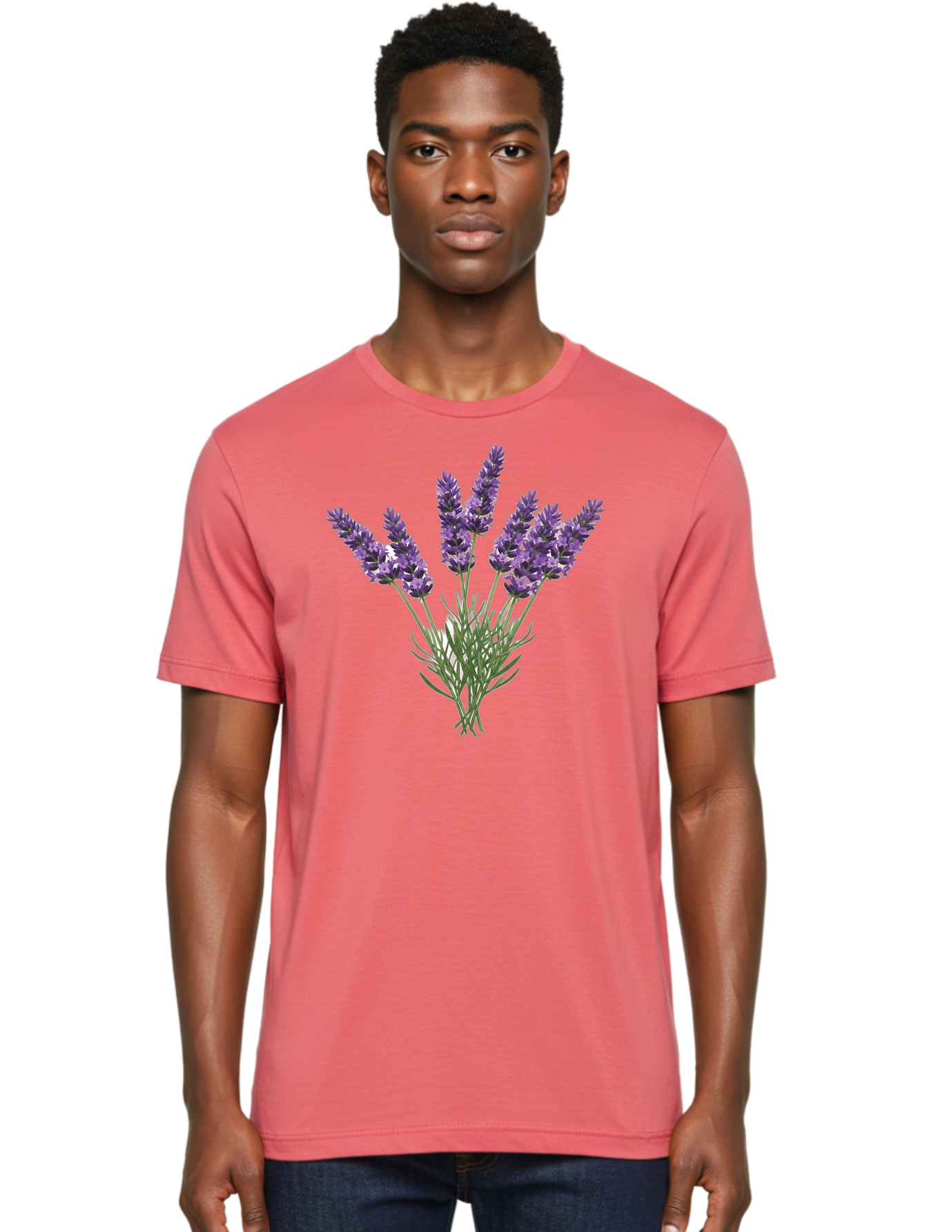 Lavender-Flowers Men'S Graphic Tee, 100% Cotton, Comfortable Casual Summer Wear, Machine Washable, Vintage Camera, Old Camera, Antique Camera, Black Camera, Classic Photography, Photography Equipment, Nostalgic Device, Film Camera, Camera Art Bag682