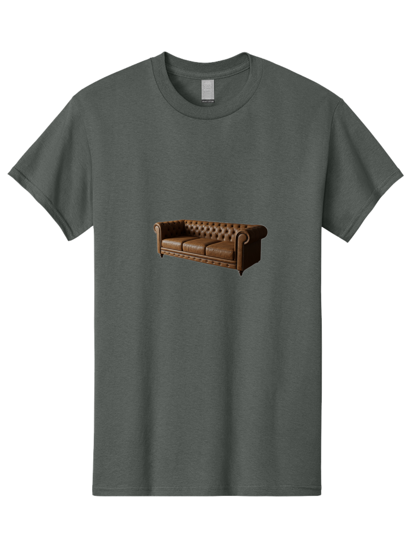 Leather-Chesterfield-Sofa Men'S Graphic Tee, 100% Cotton, Comfortable Casual Summer Wear, Machine Washable, Vintage Camera, Old Camera, Antique Camera, Black Camera, Classic Photography, Photography Equipment, Nostalgic Device, Film Camera, Bag686