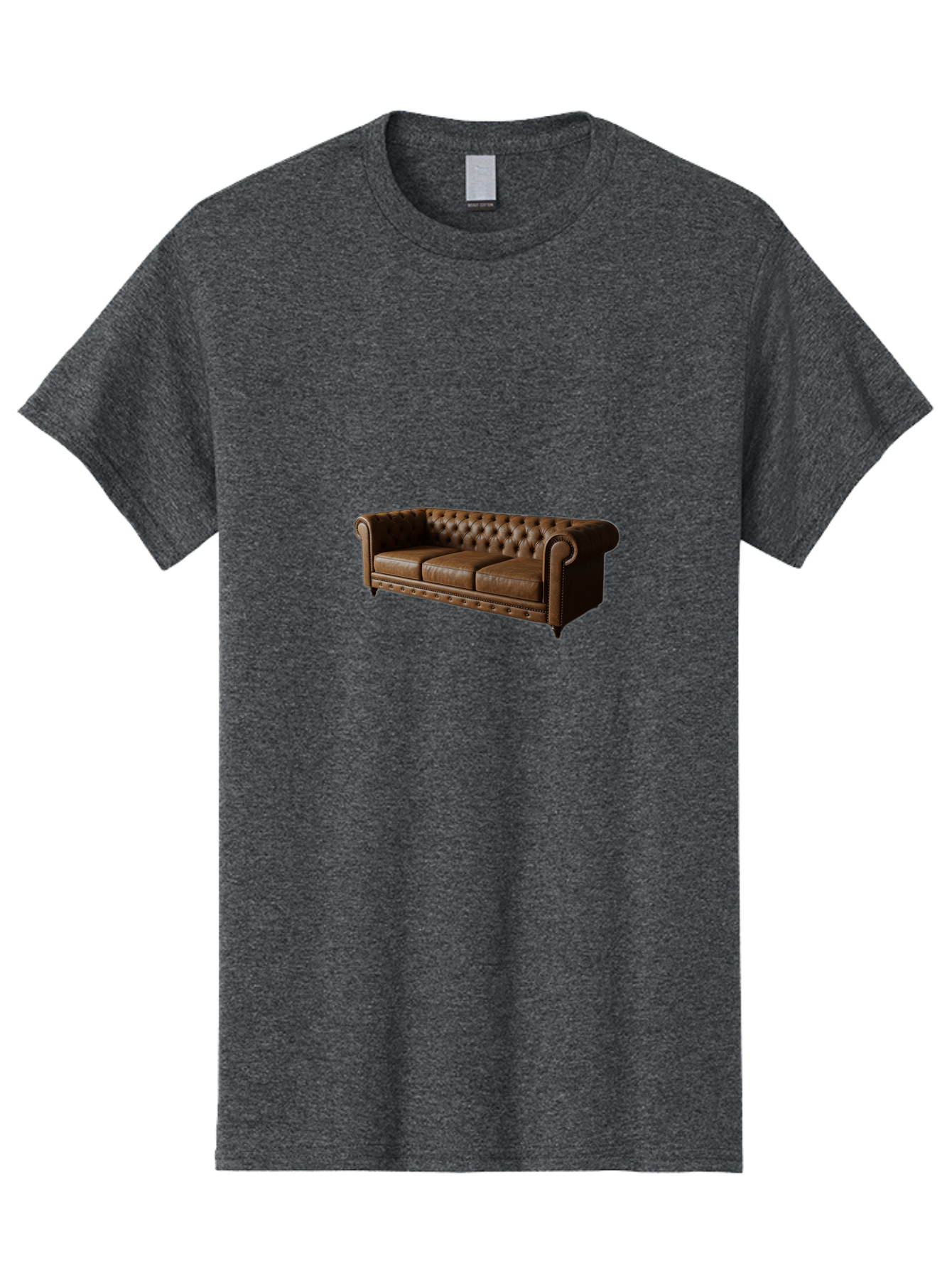 Leather-Chesterfield-Sofa Men'S Graphic Tee, 100% Cotton, Comfortable Casual Summer Wear, Machine Washable, Vintage Camera, Old Camera, Antique Camera, Black Camera, Classic Photography, Photography Equipment, Nostalgic Device, Film Camera, Bag686