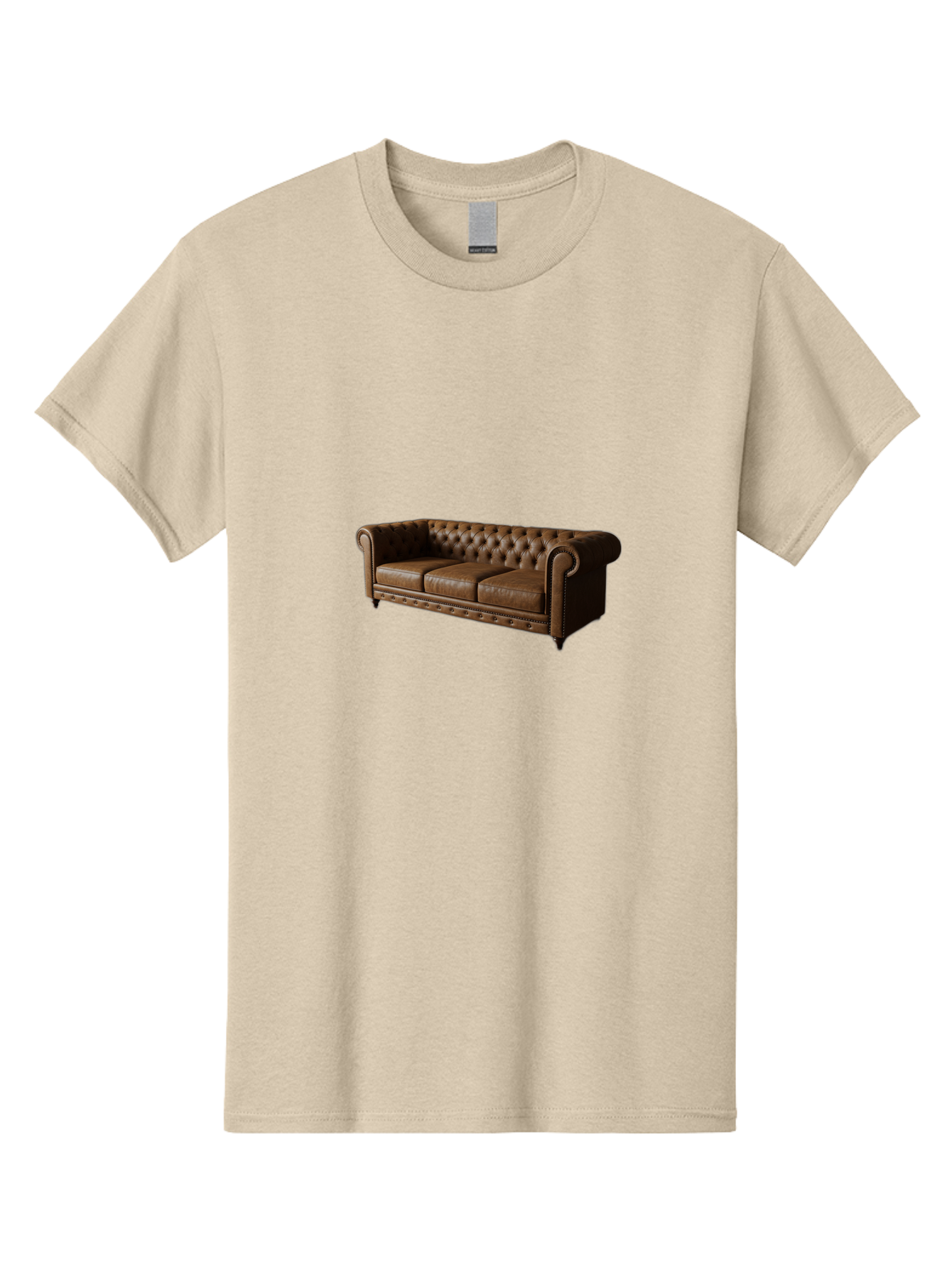 Leather-Chesterfield-Sofa Men'S Graphic Tee, 100% Cotton, Comfortable Casual Summer Wear, Machine Washable, Vintage Camera, Old Camera, Antique Camera, Black Camera, Classic Photography, Photography Equipment, Nostalgic Device, Film Camera, Bag686