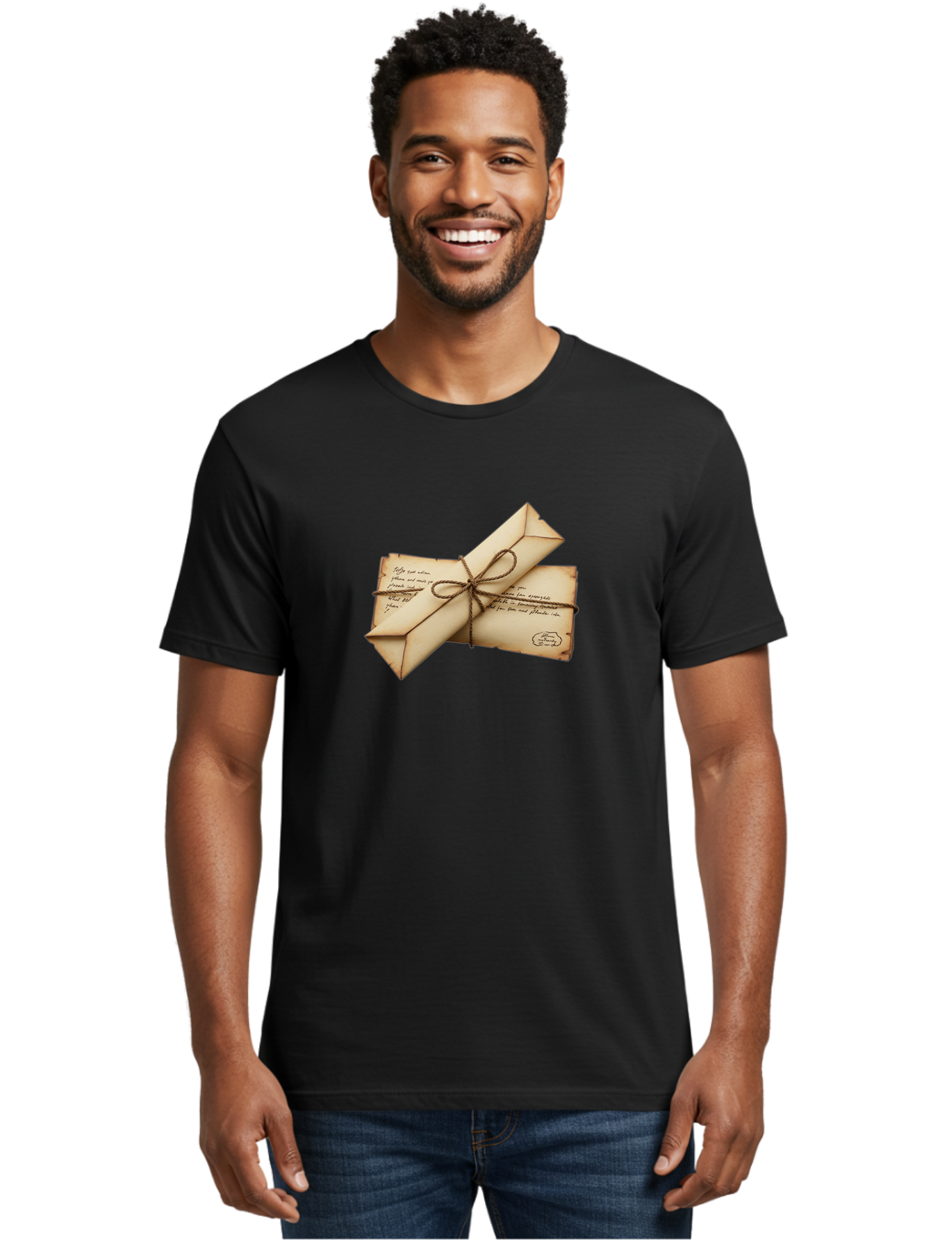 Letters-Tied-Twine Men'S Graphic Tee, 100% Cotton, Comfortable Casual Summer Wear, Machine Washable, Vintage Camera, Old Camera, Antique Camera, Black Camera, Classic Photography, Photography Equipment, Nostalgic Device, Film Camera, Bag691