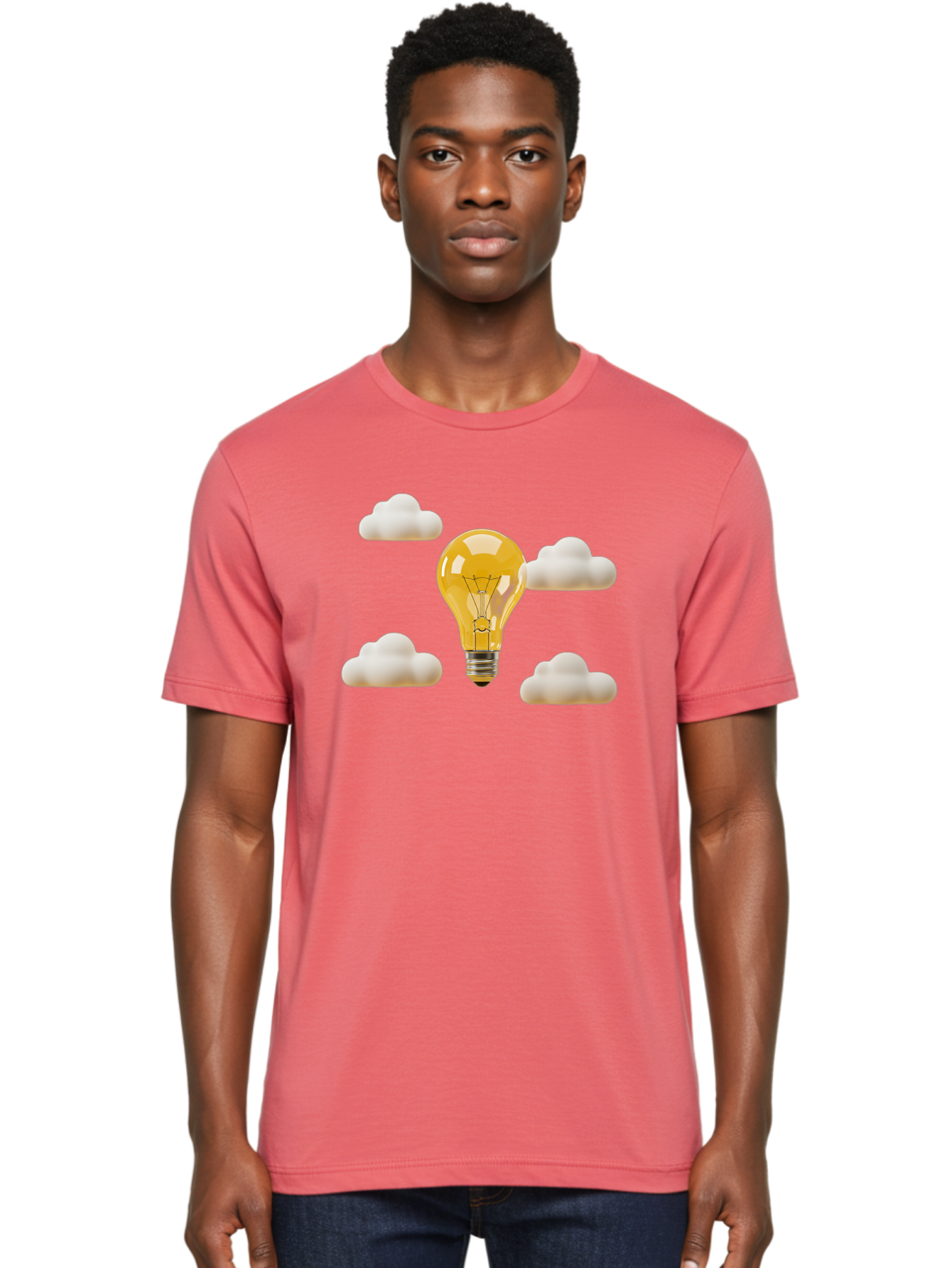 Light-Bulb Men'S Graphic Tee, 100% Cotton, Comfortable Casual Summer Wear, Machine Washable, Vintage Camera, Old Camera, Antique Camera, Black Camera, Classic Photography, Photography Equipment, Nostalgic Device, Film Camera, Camera Art Bag696