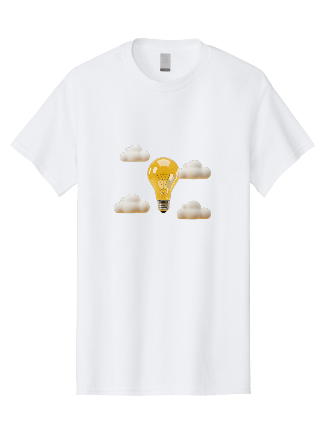 Light-Bulb Men'S Graphic Tee, 100% Cotton, Comfortable Casual Summer Wear, Machine Washable, Vintage Camera, Old Camera, Antique Camera, Black Camera, Classic Photography, Photography Equipment, Nostalgic Device, Film Camera, Camera Art Bag696