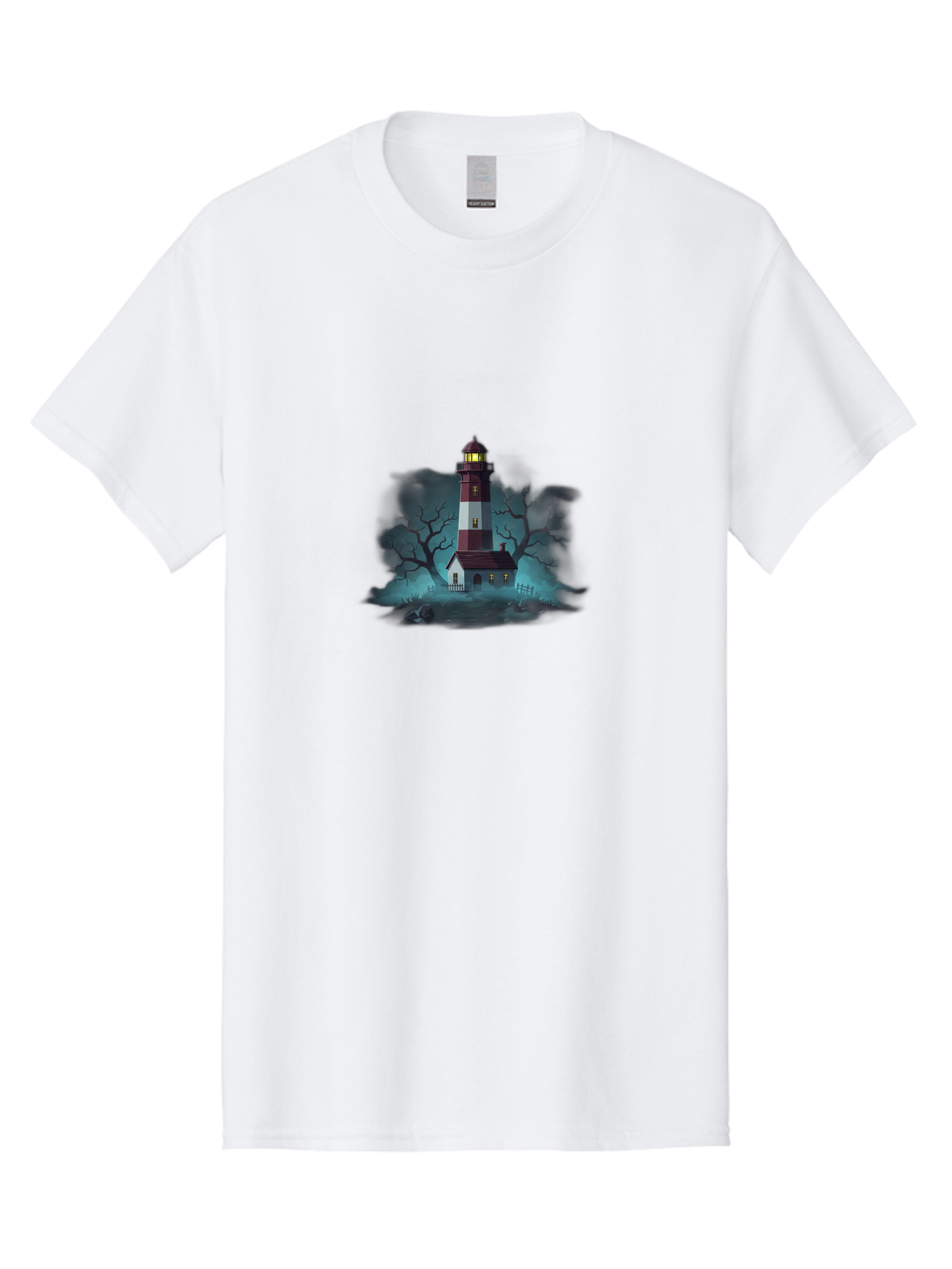 Lighthouse-1 Men'S Graphic Tee, 100% Cotton, Comfortable Casual Summer Wear, Machine Washable, Vintage Camera, Old Camera, Antique Camera, Black Camera, Classic Photography, Photography Equipment, Nostalgic Device, Film Camera, Camera Art Bag698