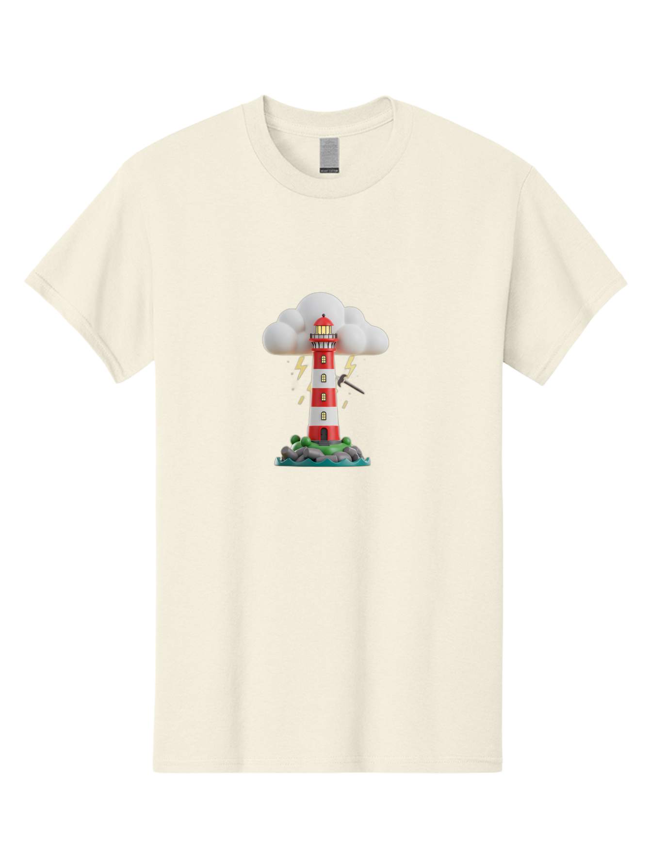 Lighthouse-10 Men'S Graphic Tee, 100% Cotton, Comfortable Casual Summer Wear, Machine Washable, Vintage Camera, Old Camera, Antique Camera, Black Camera, Classic Photography, Photography Equipment, Nostalgic Device, Film Camera, Camera Art Bag699