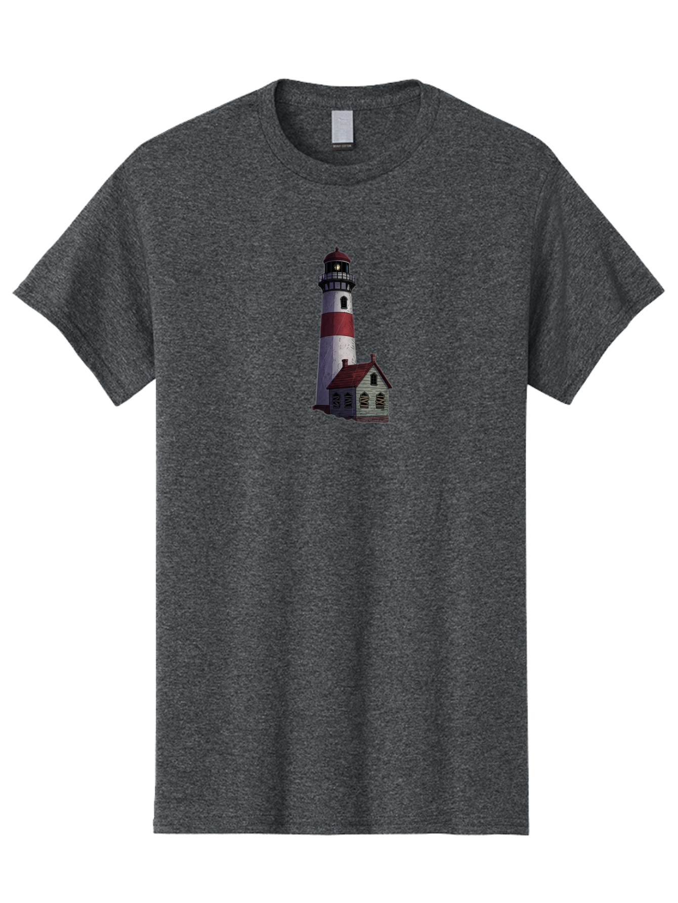 Lighthouse-12 Men'S Graphic Tee, 100% Cotton, Comfortable Casual Summer Wear, Machine Washable, Vintage Camera, Old Camera, Antique Camera, Black Camera, Classic Photography, Photography Equipment, Nostalgic Device, Film Camera, Camera Art Bag701