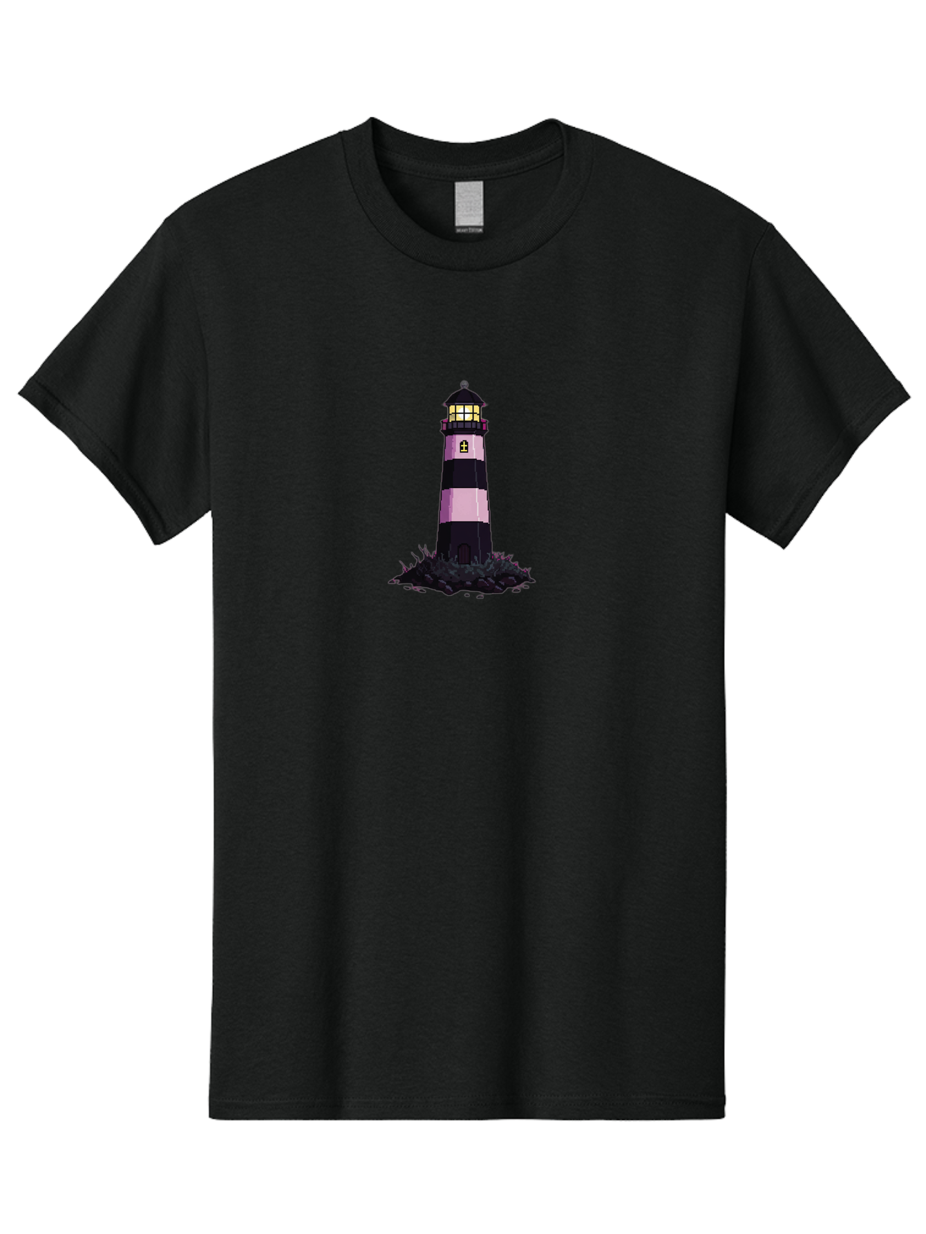 Lighthouse-13 Men'S Graphic Tee, 100% Cotton, Comfortable Casual Summer Wear, Machine Washable, Vintage Camera, Old Camera, Antique Camera, Black Camera, Classic Photography, Photography Equipment, Nostalgic Device, Film Camera, Camera Art Bag702