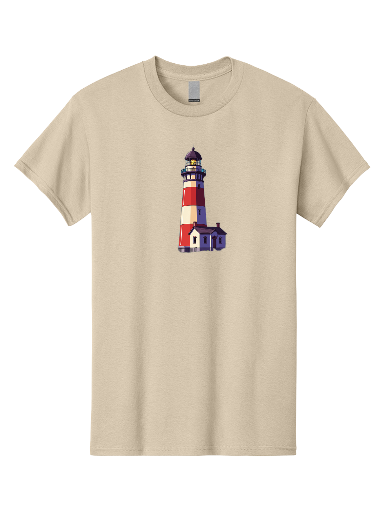 Lighthouse-15 Men'S Graphic Tee, 100% Cotton, Comfortable Casual Summer Wear, Machine Washable, Vintage Camera, Old Camera, Antique Camera, Black Camera, Classic Photography, Photography Equipment, Nostalgic Device, Film Camera, Camera Art Bag704
