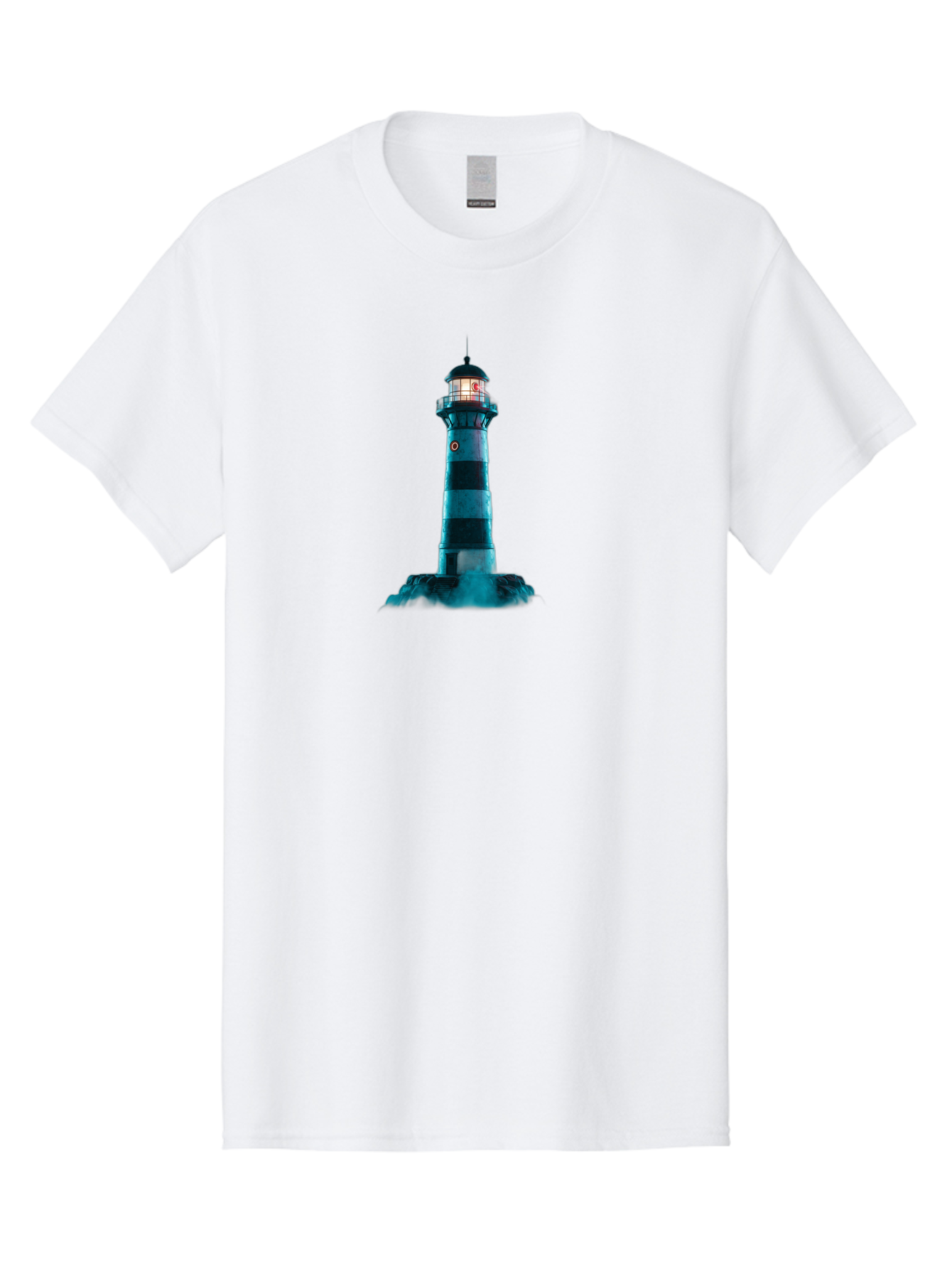 Lighthouse-16 Men'S Graphic Tee, 100% Cotton, Comfortable Casual Summer Wear, Machine Washable, Vintage Camera, Old Camera, Antique Camera, Black Camera, Classic Photography, Photography Equipment, Nostalgic Device, Film Camera, Camera Art Bag705