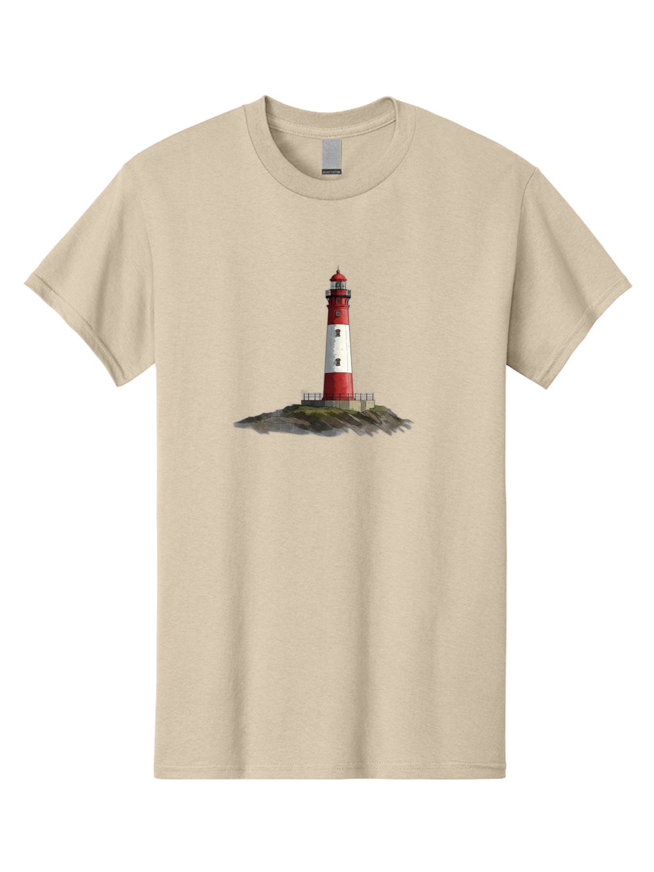 Lighthouse-4 Men'S Graphic Tee, 100% Cotton, Comfortable Casual Summer Wear, Machine Washable, Vintage Camera, Old Camera, Antique Camera, Black Camera, Classic Photography, Photography Equipment, Nostalgic Device, Film Camera, Camera Art Bag708