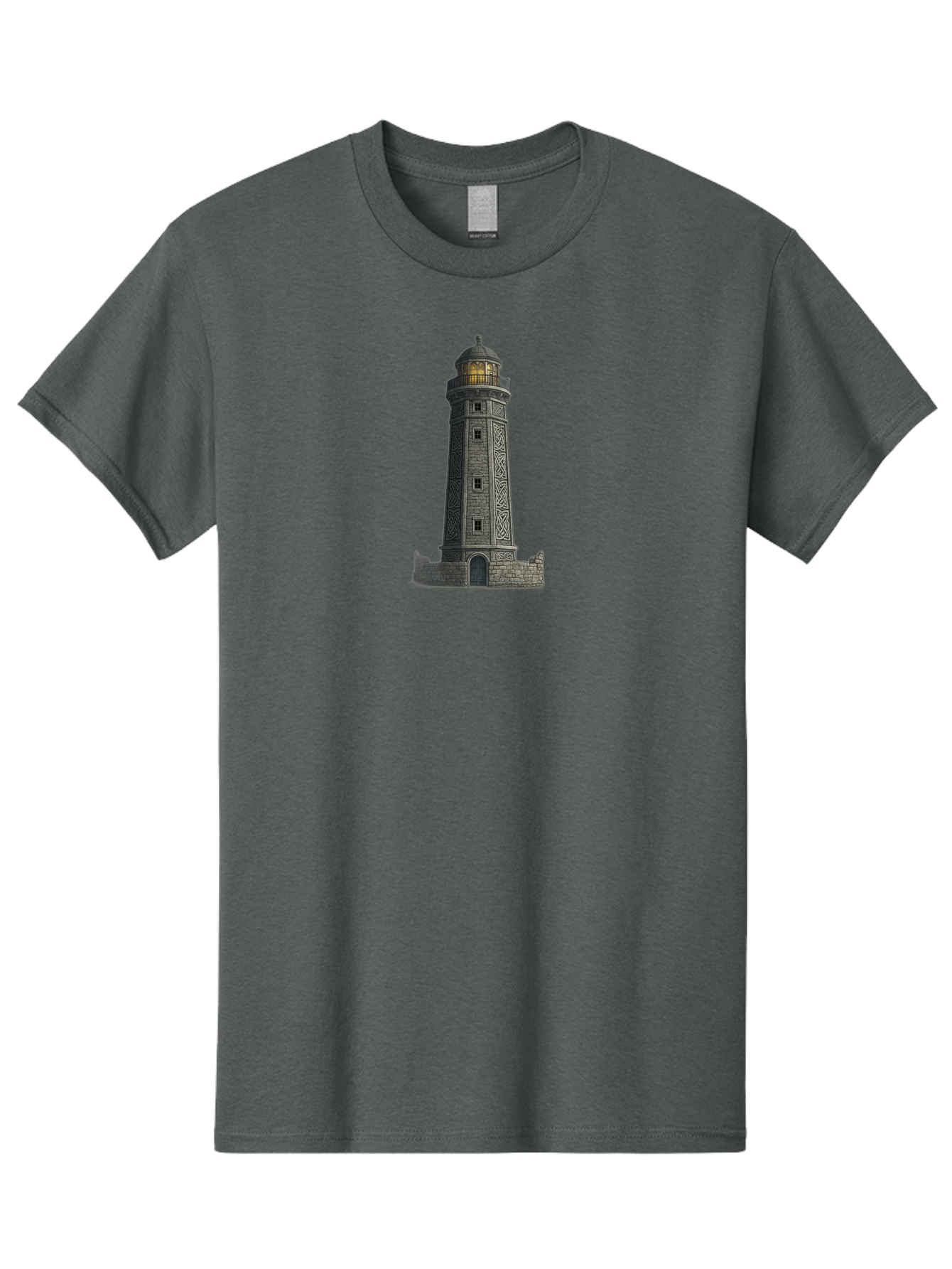Lighthouse-7 Men'S Graphic Tee, 100% Cotton, Comfortable Casual Summer Wear, Machine Washable, Vintage Camera, Old Camera, Antique Camera, Black Camera, Classic Photography, Photography Equipment, Nostalgic Device, Film Camera, Camera Art Bag711